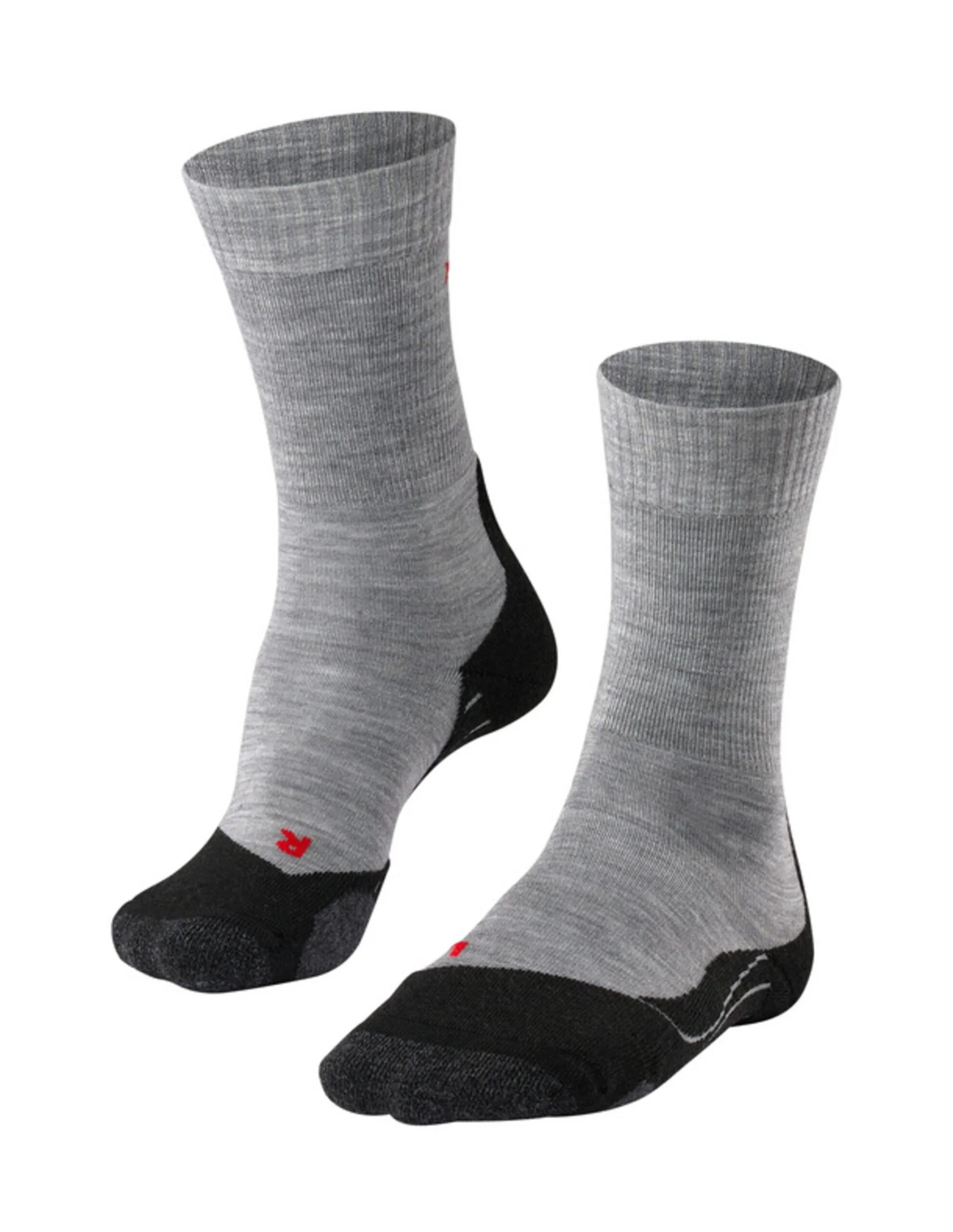 Falke TK2 Explore Dames Wandelsokken (Maat – 35-36, Kleur – Light Grey)