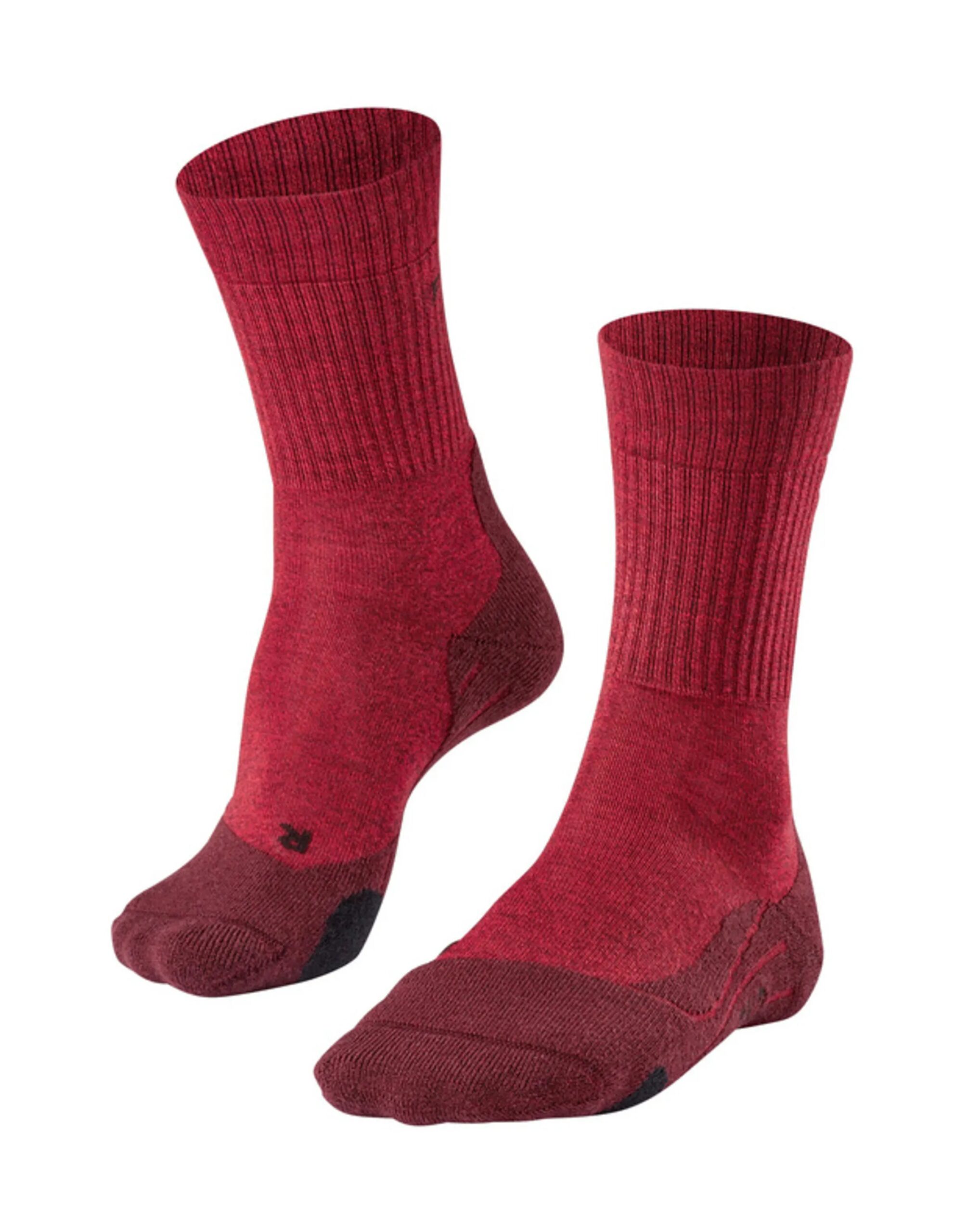 Falke TK2 Explore Wool Dames Wandelsokken (Maat – 39-40, Kleur – Scarlet)