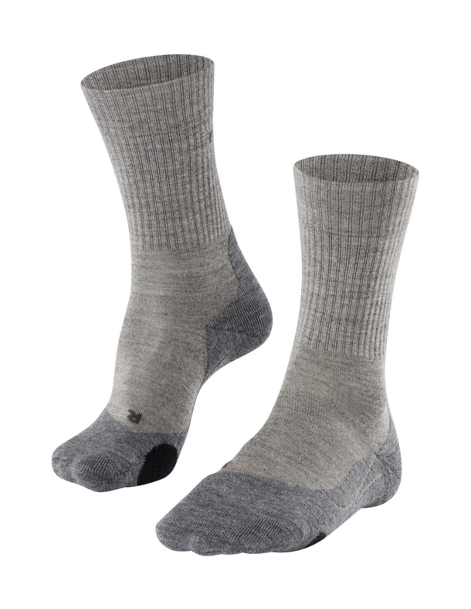 Falke TK2 Explore Wool Dames Wandelsokken (Maat – 41-42, Kleur – Kitt Mouline)