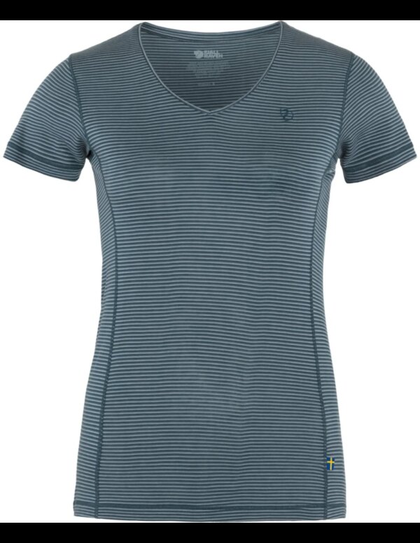 Fjallraven Abisko Cool T-Shirt Dames (Maat - M, Kleur - Indigo Blue)