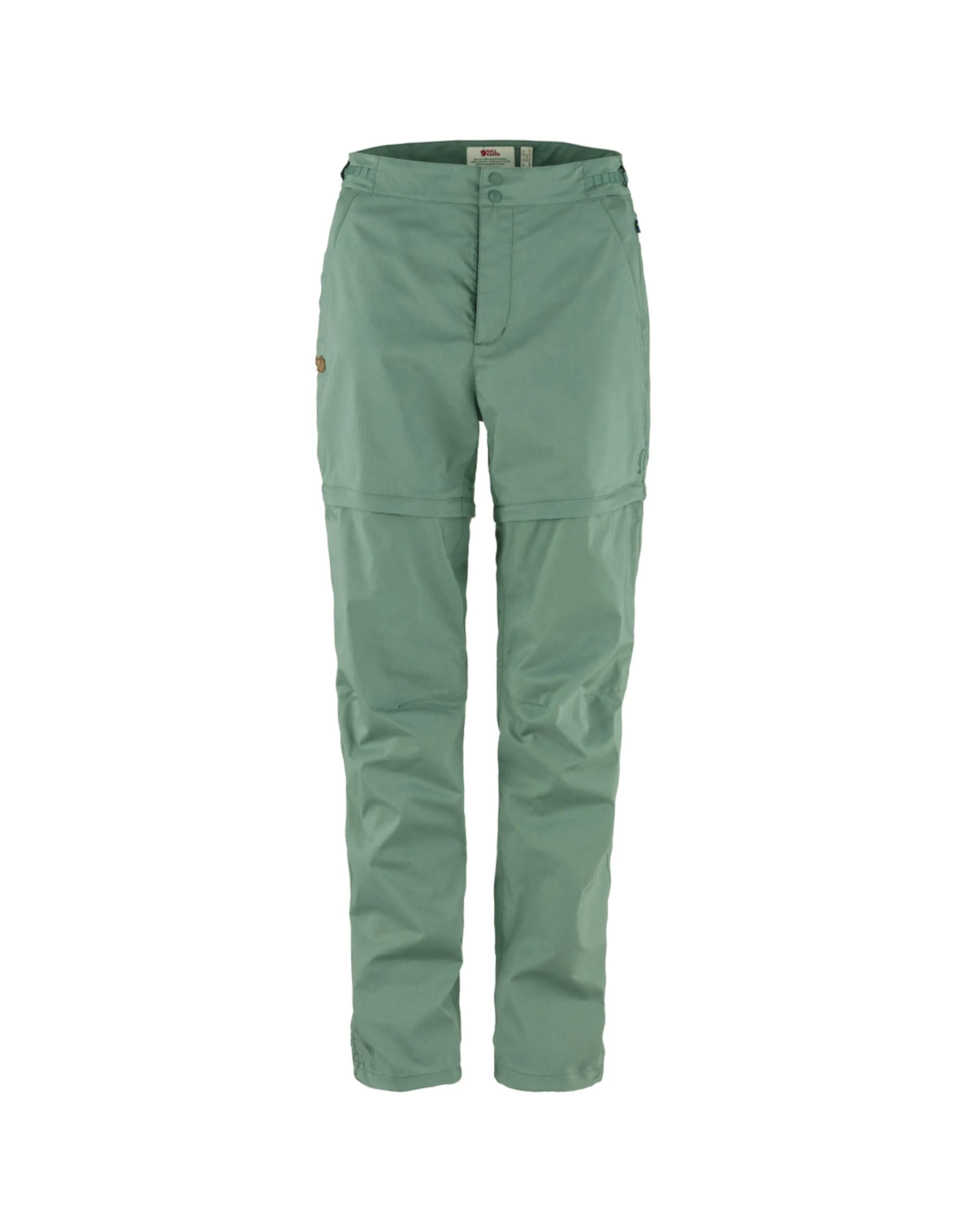 Fjallraven Abisko Hike Zip-off Trousers Dames (Maat – 38/R, Kleur – Patina Green)