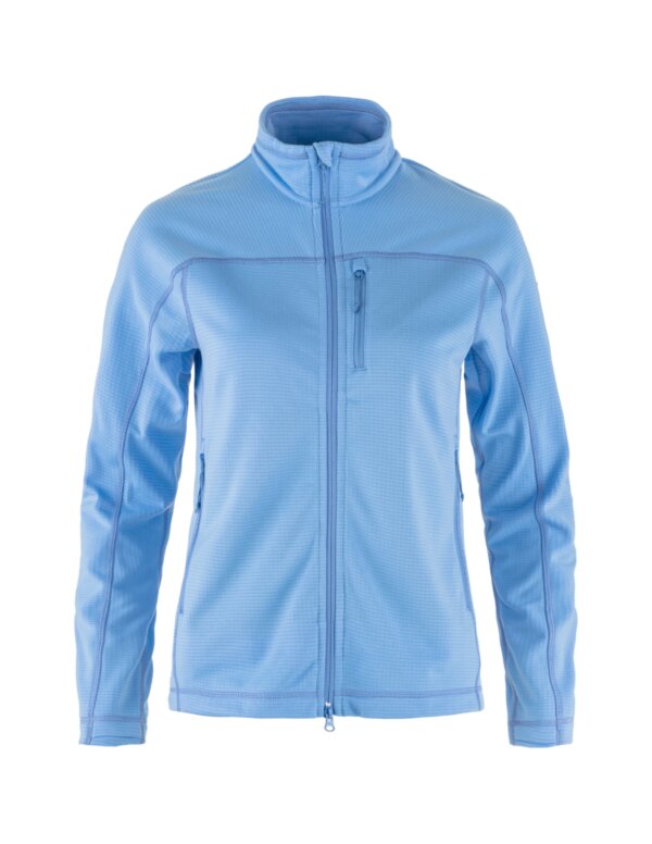 Fjallraven Abisko Lite Fleece Jacket Dames (Maat - L, Kleur - Ultramarine)