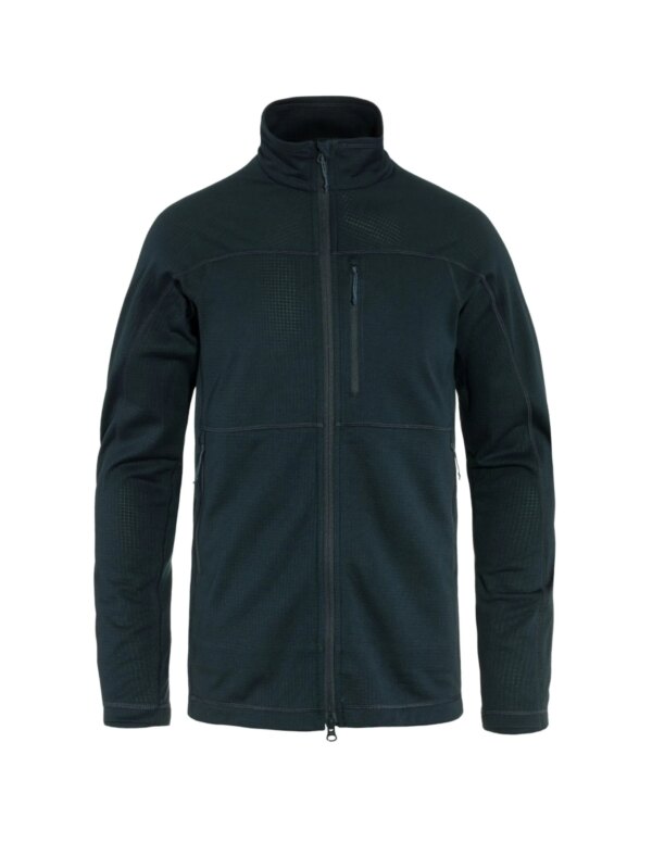 Fjallraven Abisko Lite Fleece Jacket Heren (Maat - L, Kleur - Dark Navy)