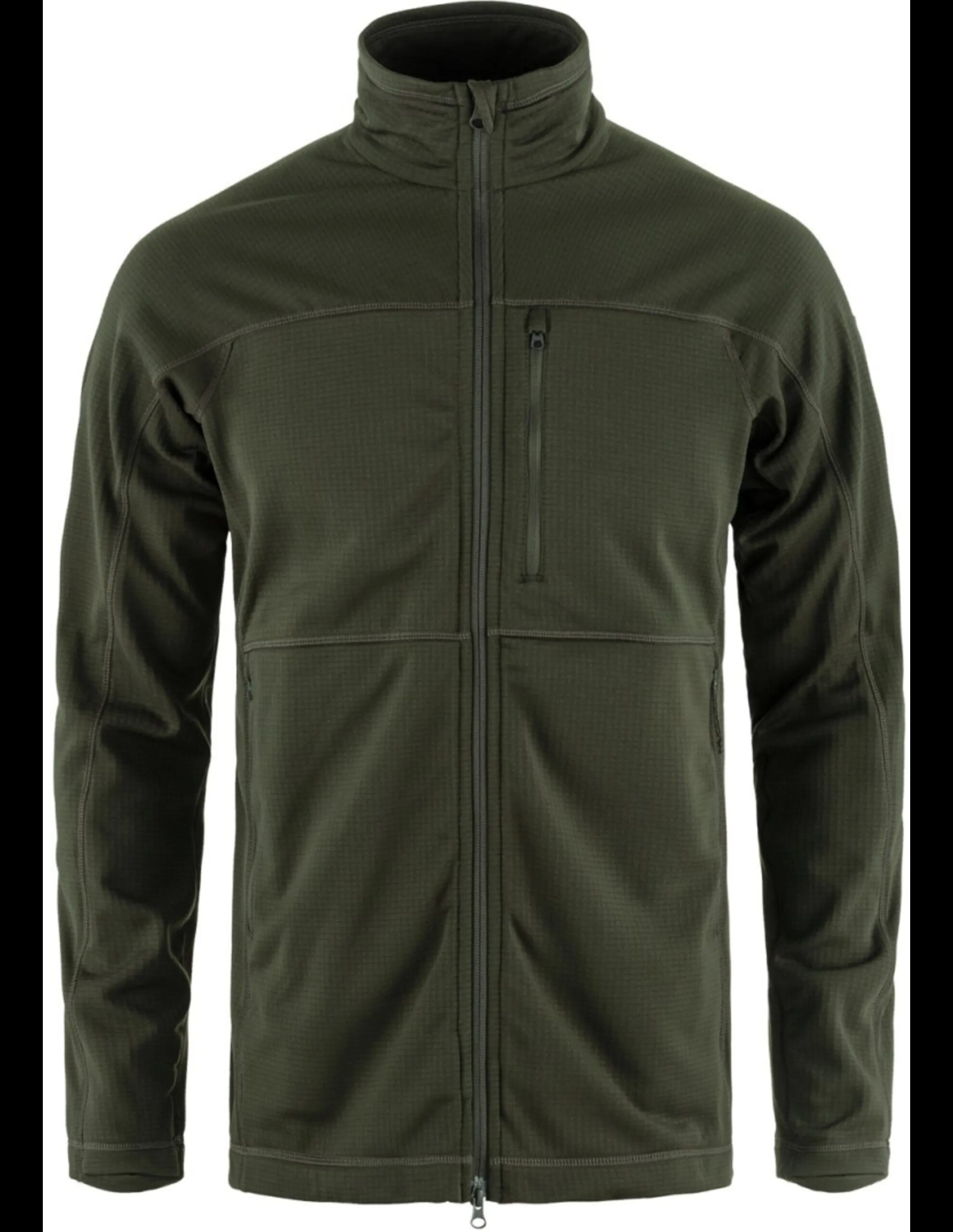 Fjallraven Abisko Lite Fleece Jacket Heren (Maat – L, Kleur – Deep Forest)