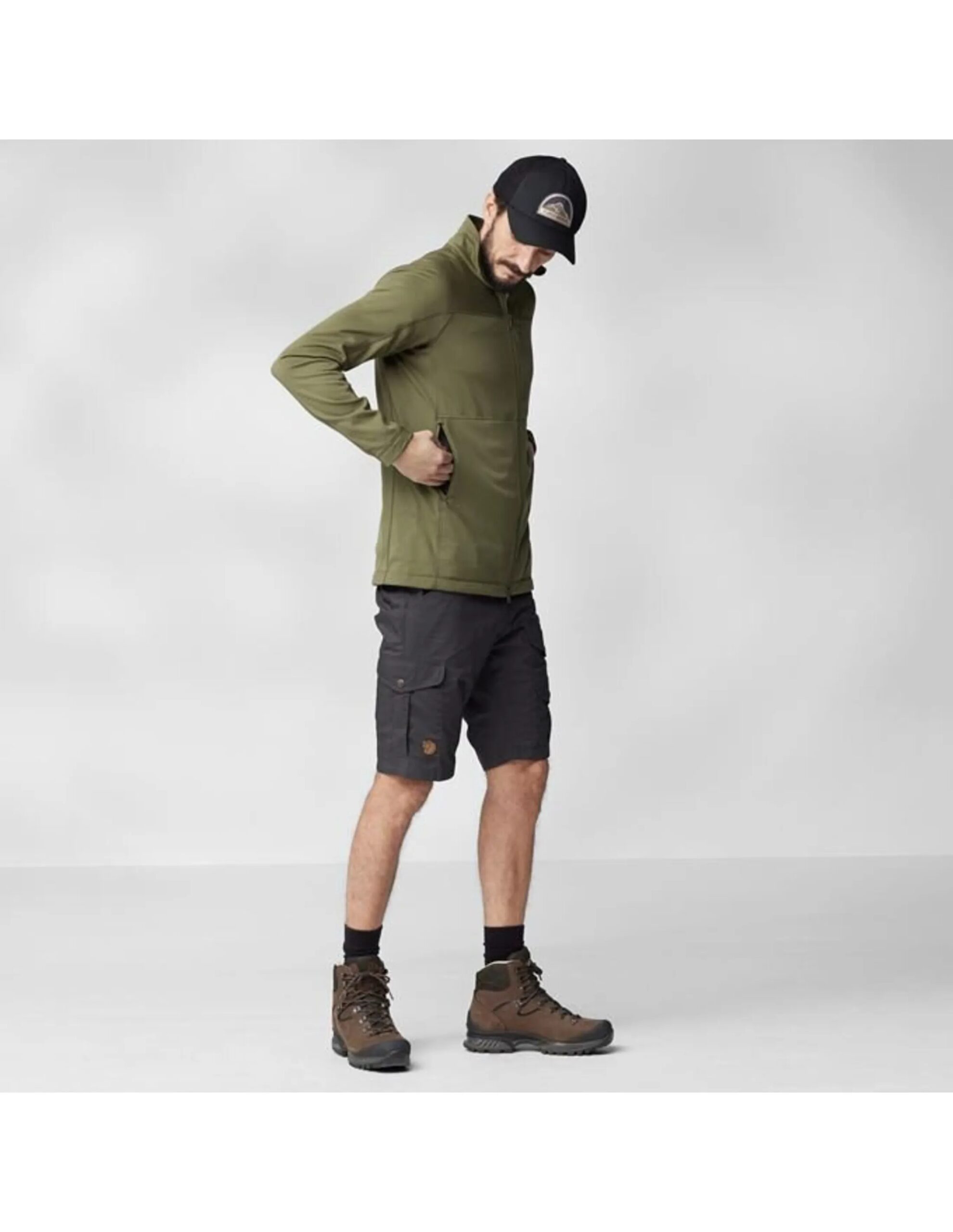 Fjallraven Abisko Lite Fleece Jacket Heren (Maat – XL, Kleur – Green)