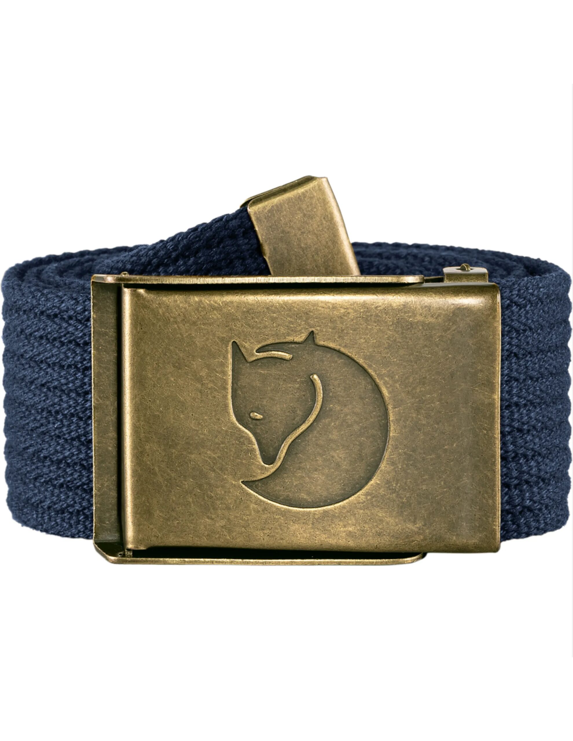 Fjallraven Canvas Brass Belt 4 cm (Maat – OS, Kleur – Dark Navy)