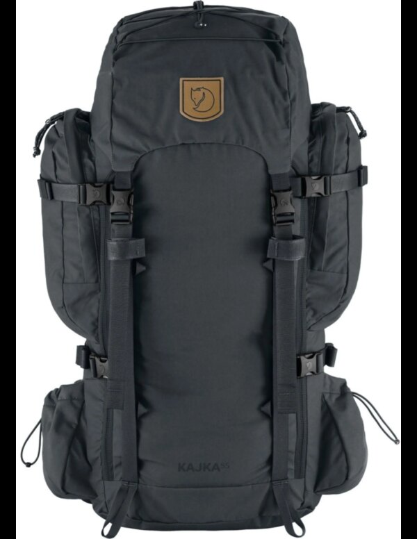 Fjallraven Kajka 55L Rugzak M/L (Maat - OS, Kleur - Coal Black)
