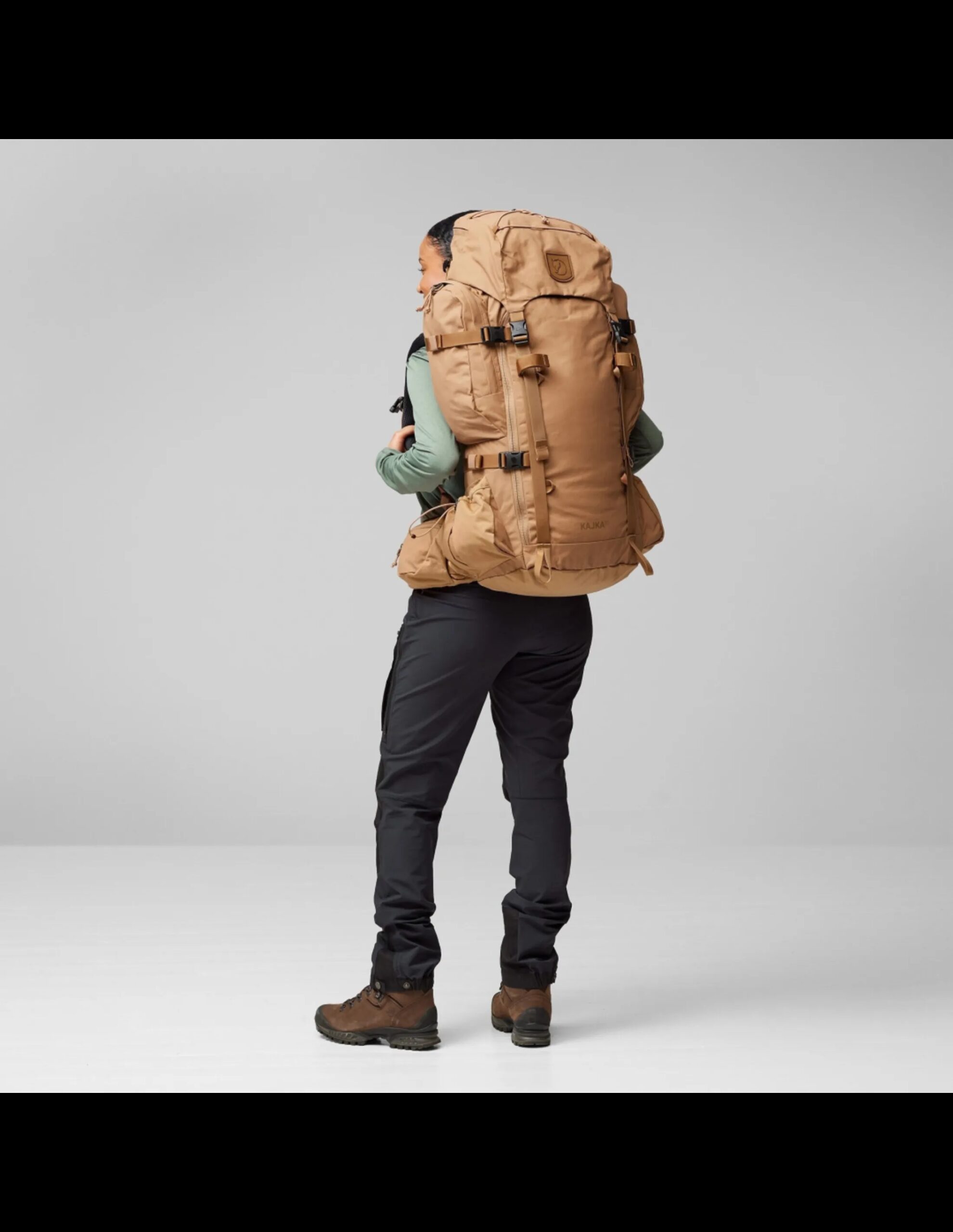 Fjallraven Kajka 55L Rugzak M/L (Maat – OS, Kleur – Khaki Dust)