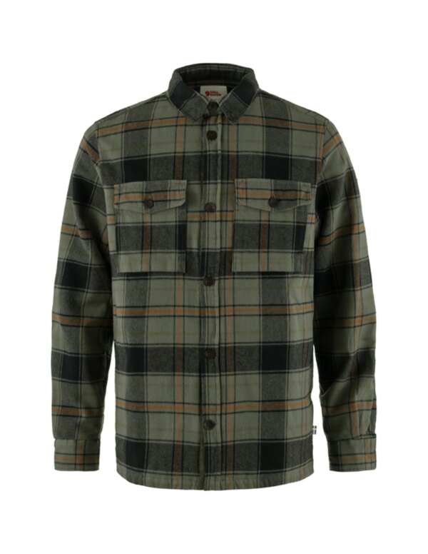 Fjallraven Övik Lite Padded Shirt Men´s (Maat - M, Kleur - Deep Forest-Black)