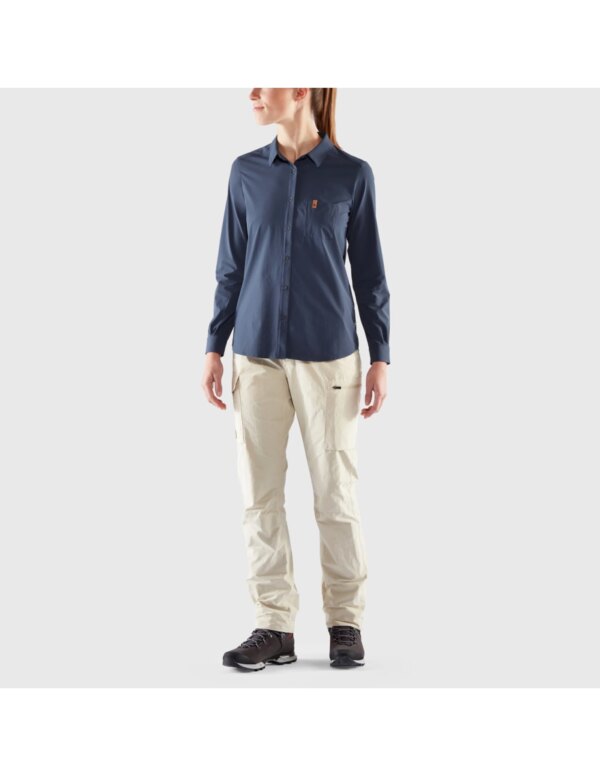 Fjallraven Övik Lite Shirt Dames (Maat - S, Kleur - Navy)
