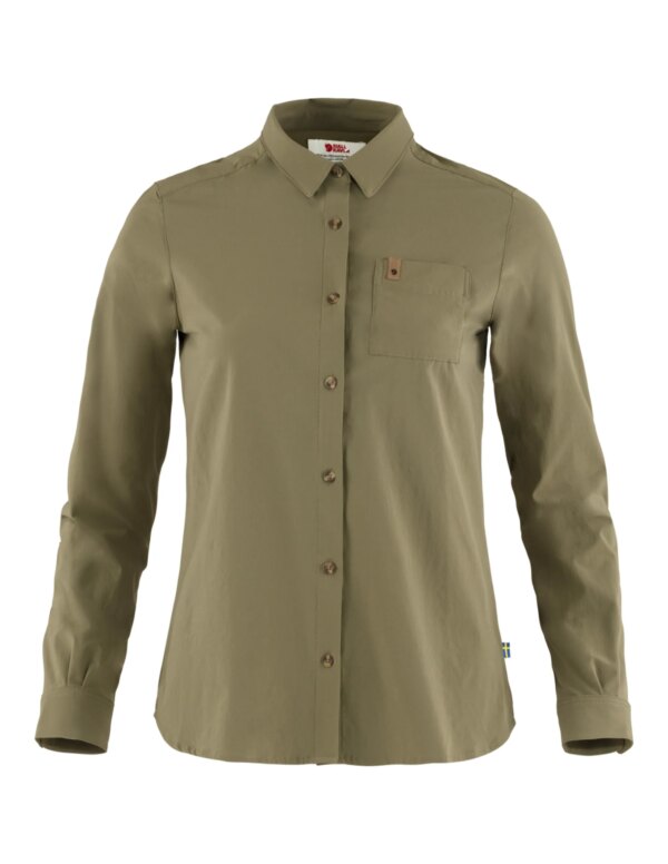 Fjallraven Övik Lite Shirt Dames (Maat - M, Kleur - Green)