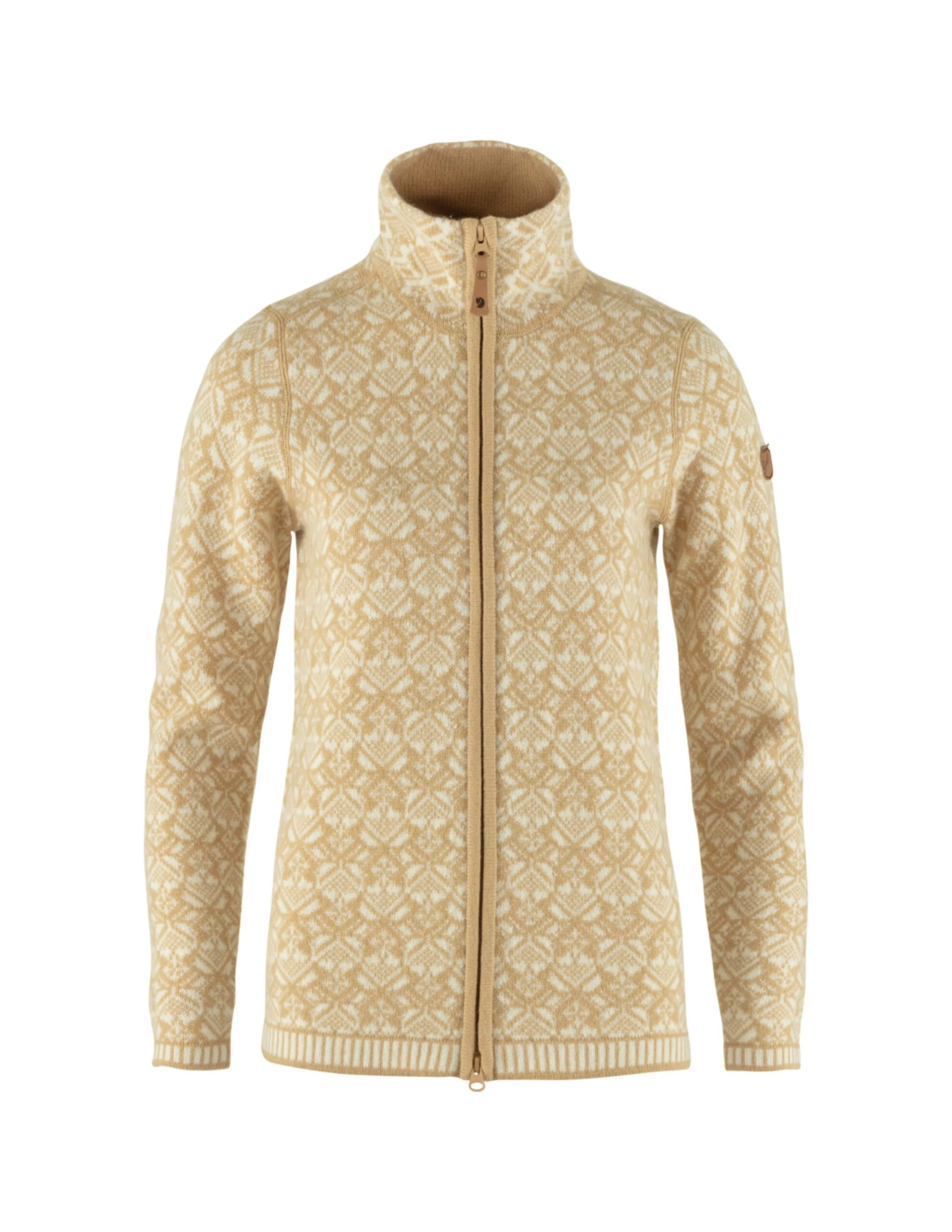 Fjallraven Snow Cardigan Dames (Maat – L, Kleur – Dune Beige)