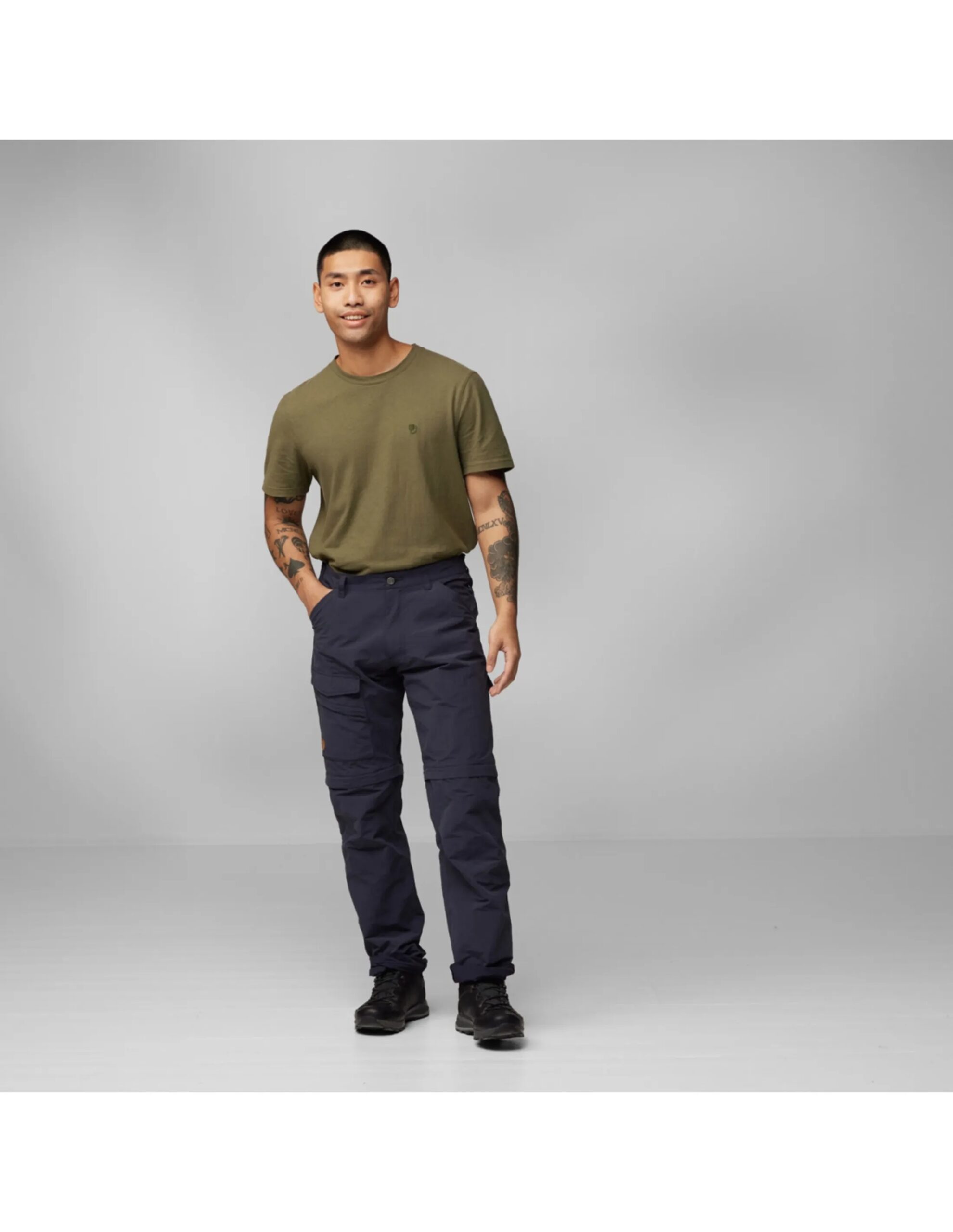 Fjallraven Travellers MT Zip-off Trs M (Maat – 52, Kleur – Dark grey)