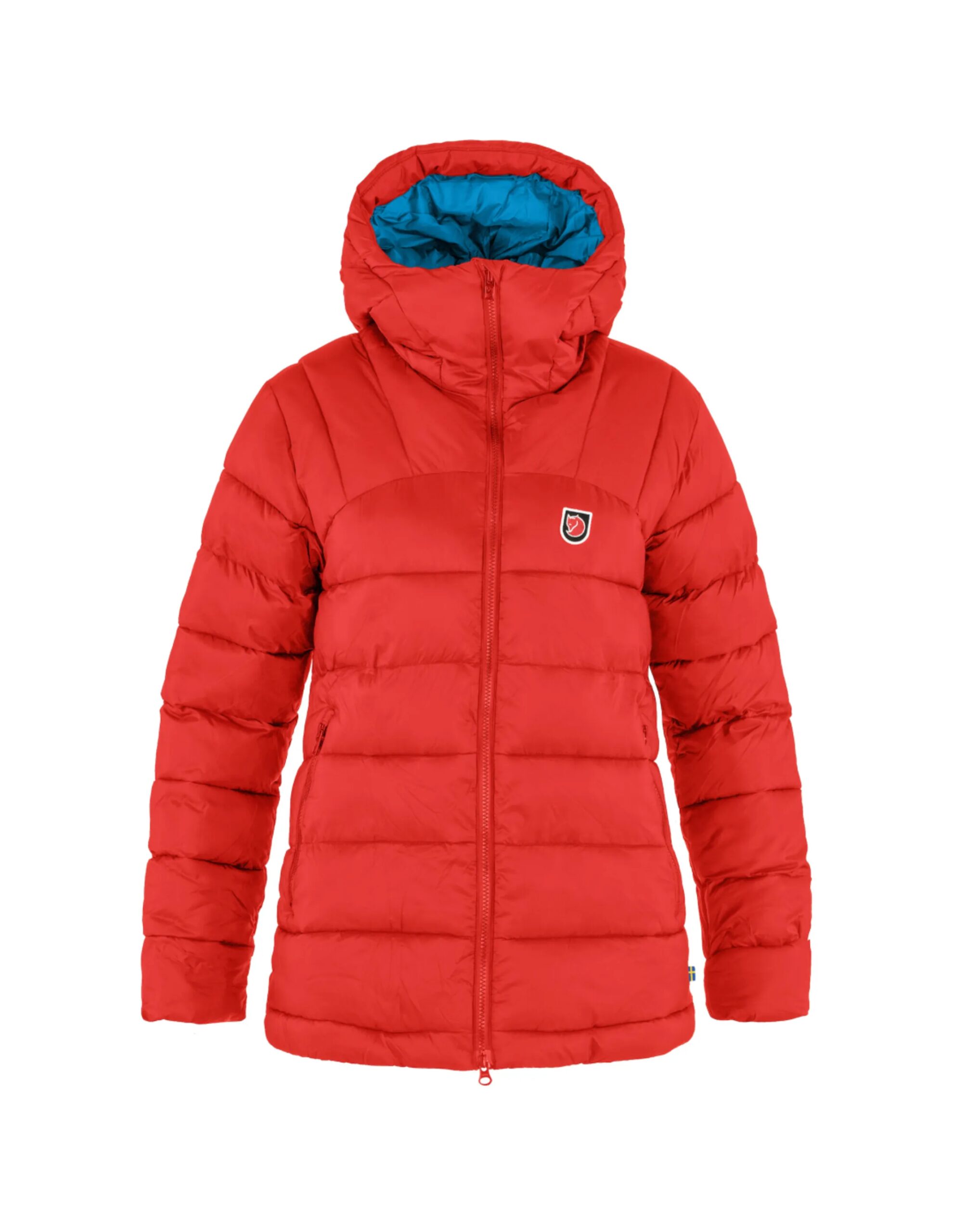 Fjallraven Women’s Expedition Mid Winter Jacket (Maat – S, Kleur – True Red-UN Blue)