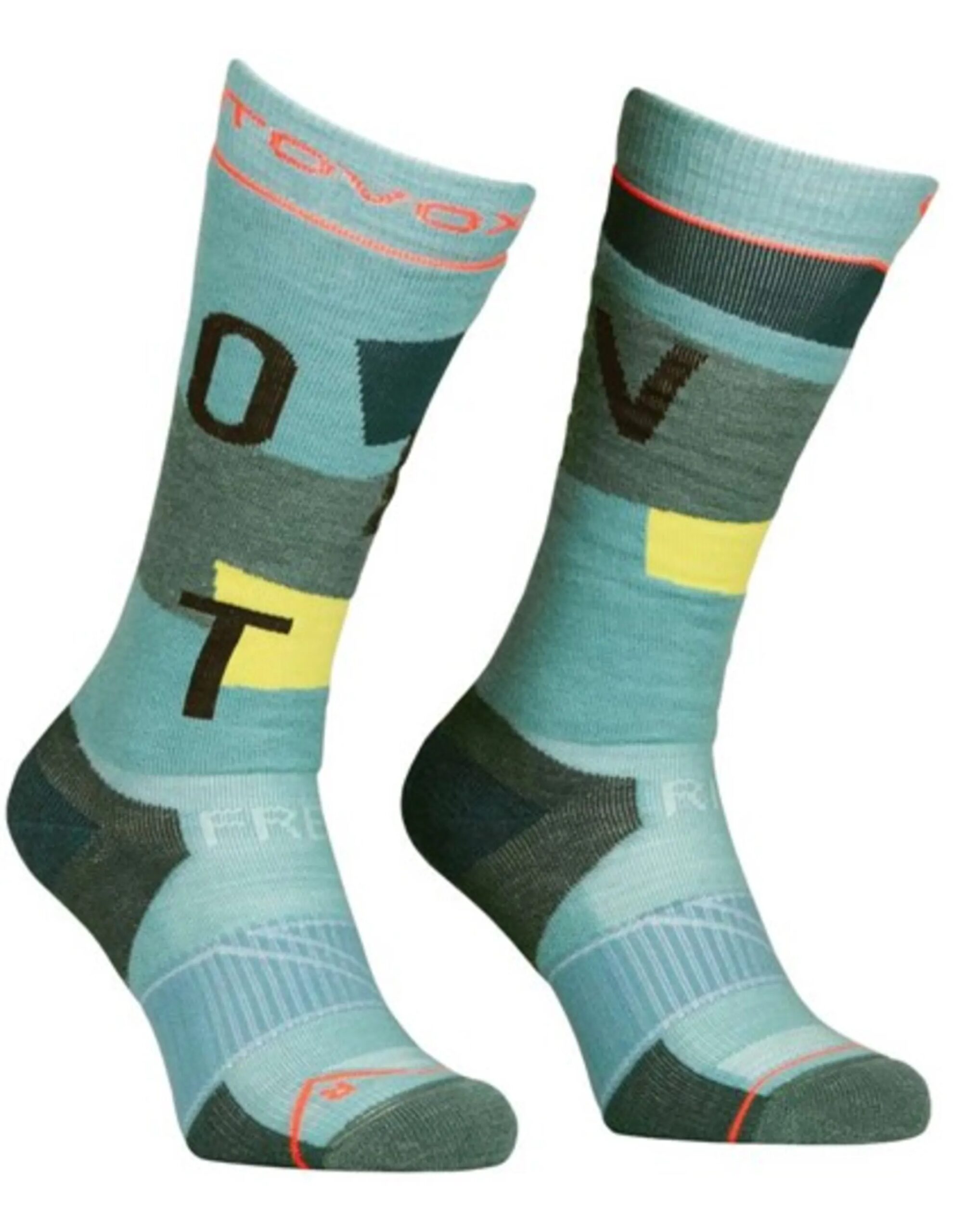 Freeride Long Socks Cozy W (Maat – 35-38, Kleur – Ice-Waterfall)