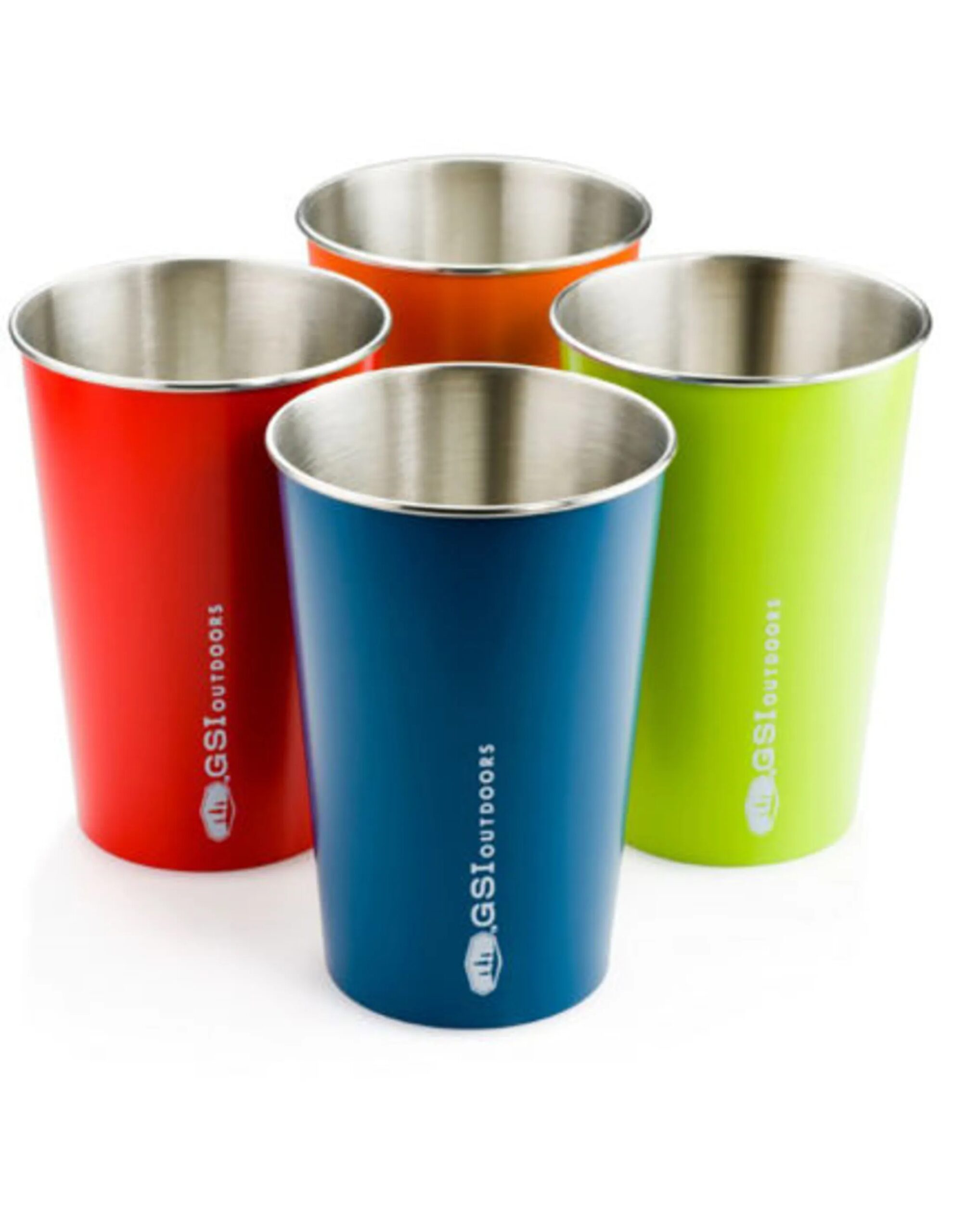 GSI Glacier Stainless Pint Set (4pcs) (Kleur – RVS)