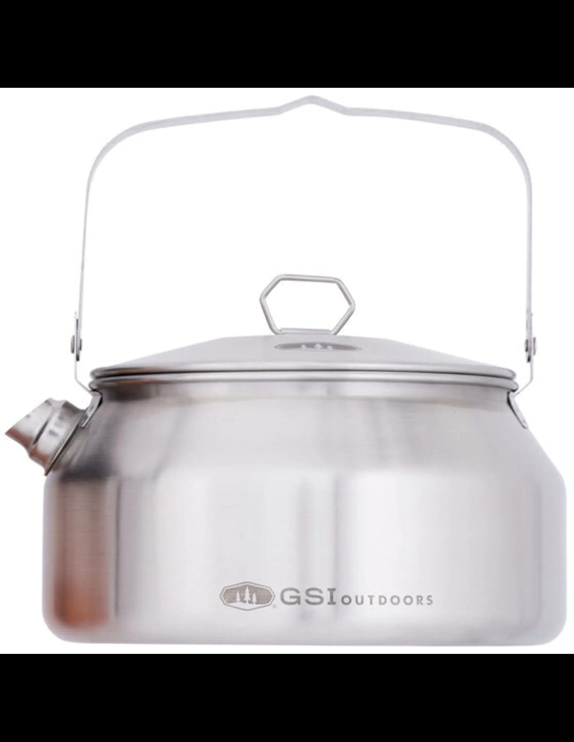 GSI Outdoors Glacier Stainless Kettle (Maat – OS, Kleur – Stainless Steel)