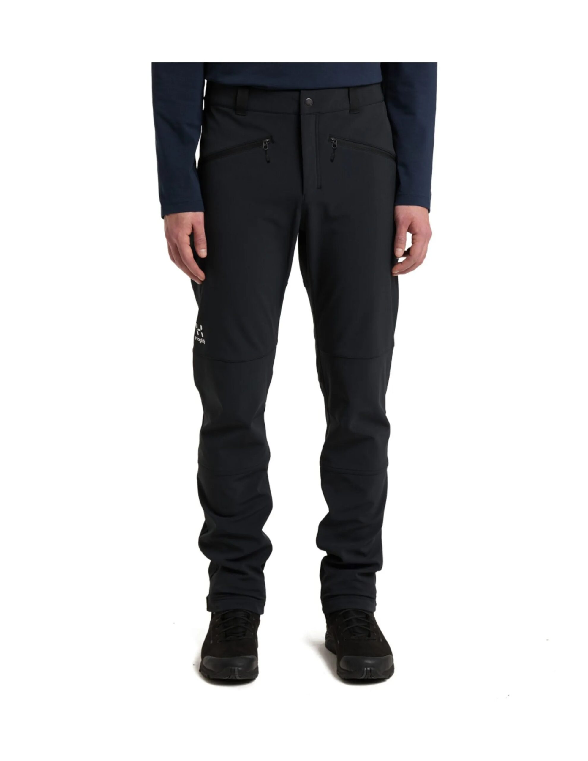 Haglofs Chilly Softshell Pant Men (Maat – 48, Kleur – True black)