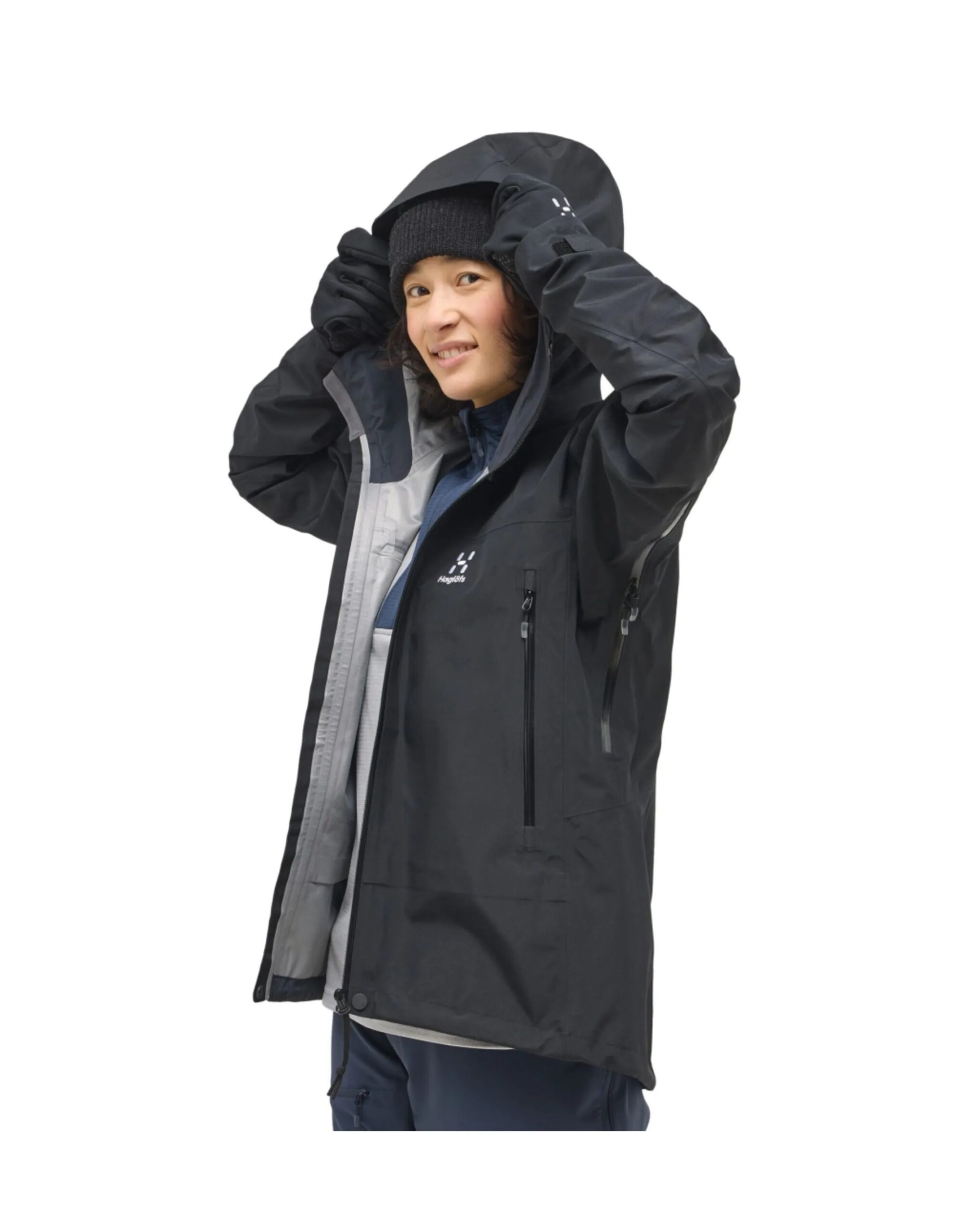 Haglofs ROC Flash GTX Jacket Dames (Maat – S, Kleur – True black)