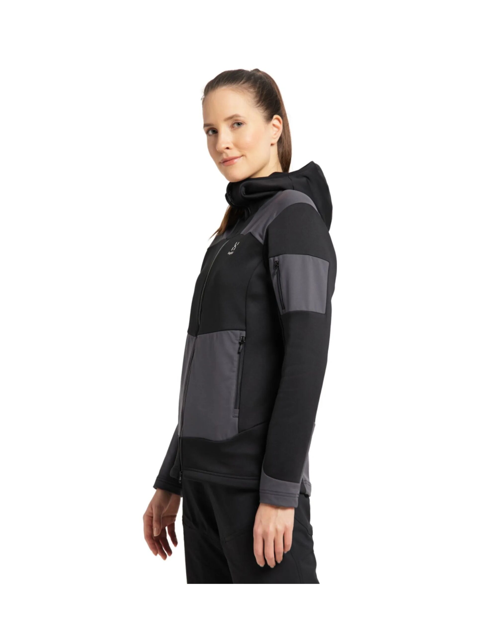Haglöfs Astral Hood Women (Maat – M, Kleur – True Black/Magnetite)