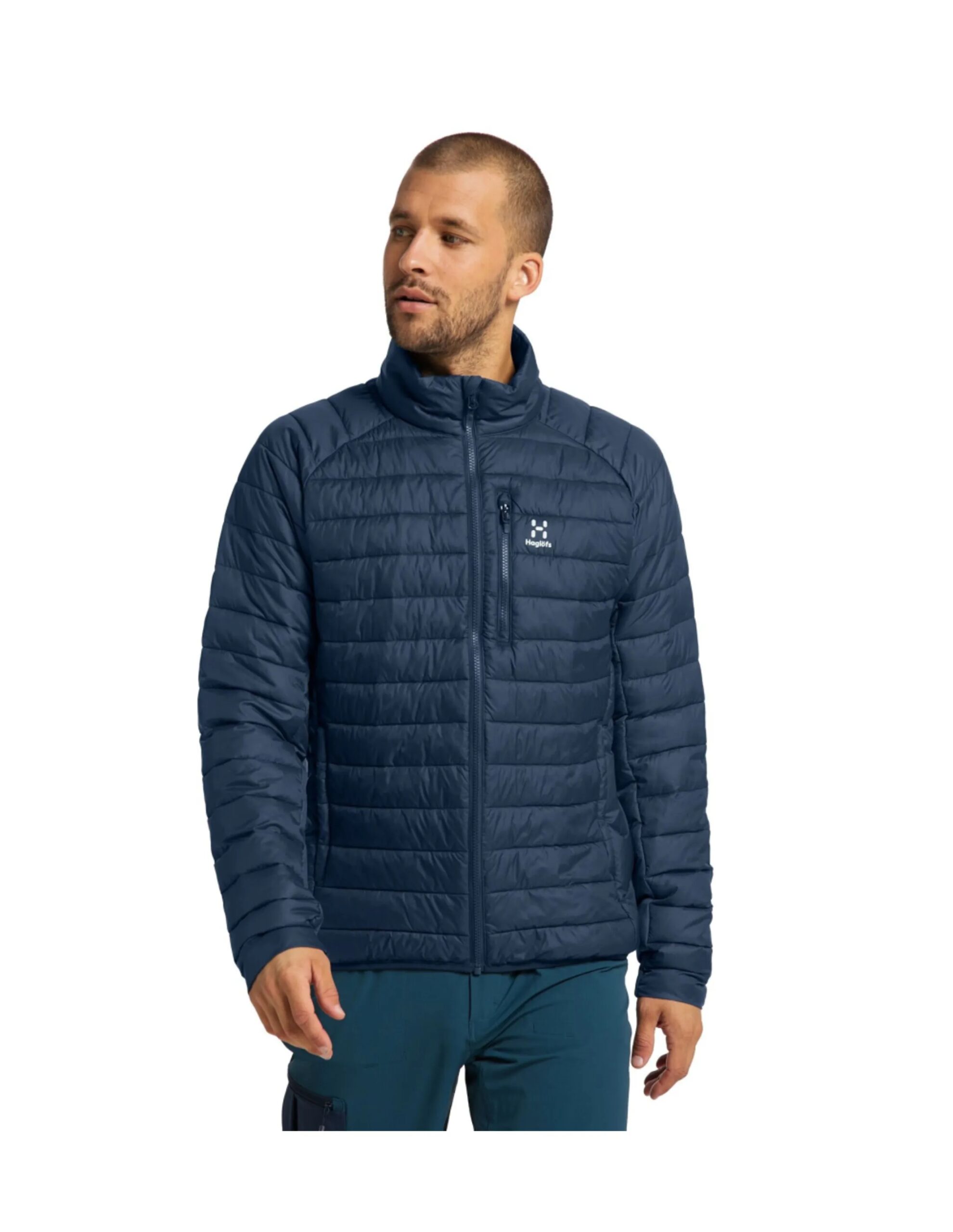 Haglöfs Spire Mimic Jacket Men (Maat – S, Kleur – Tarn Blue Solid)