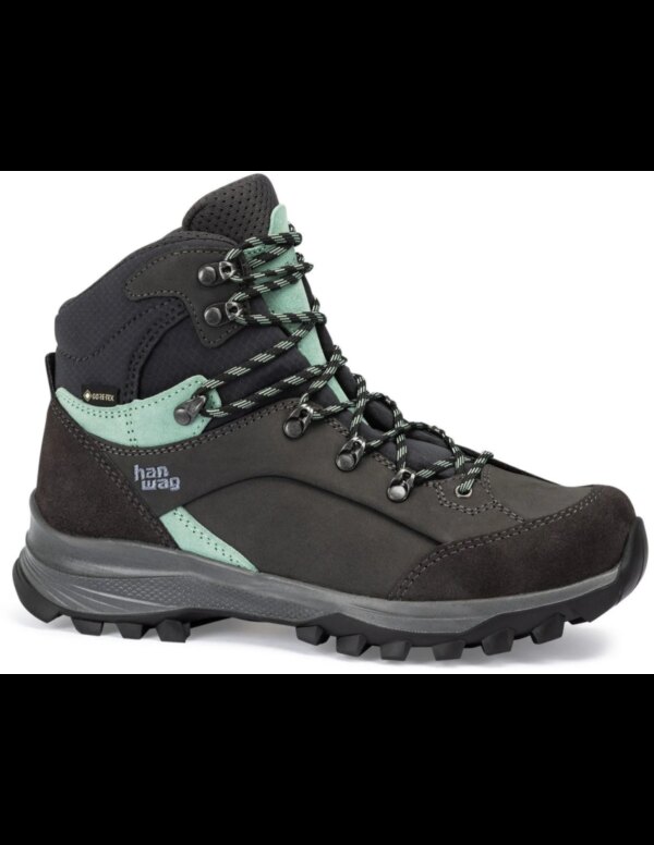 Hanwag Alta Bunion II Lady GTX (Maat - 7, Kleur - Asphalt/Mint)