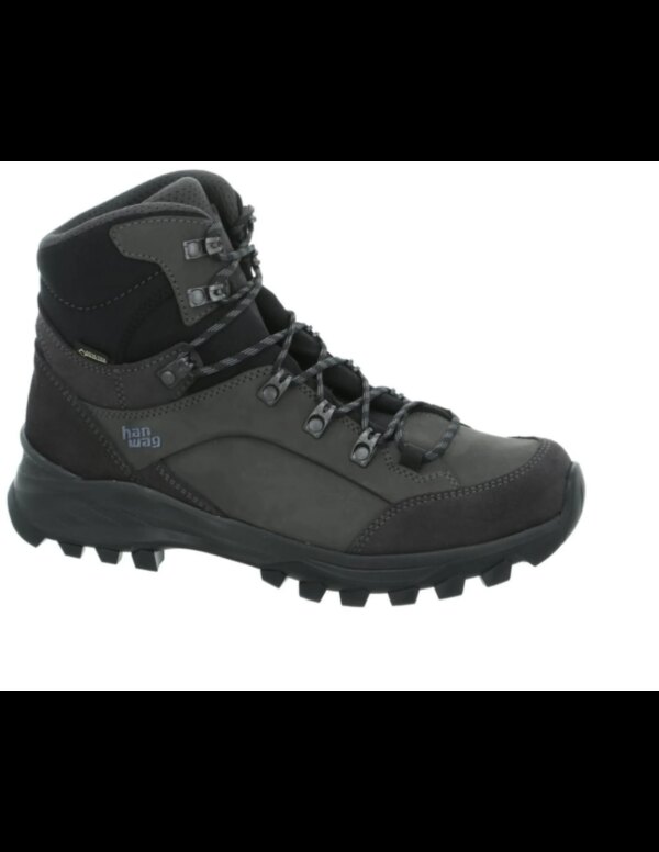 Hanwag Banks GTX Wandelschoen Heren (Maat - 12, Kleur - Black/Asphalt)