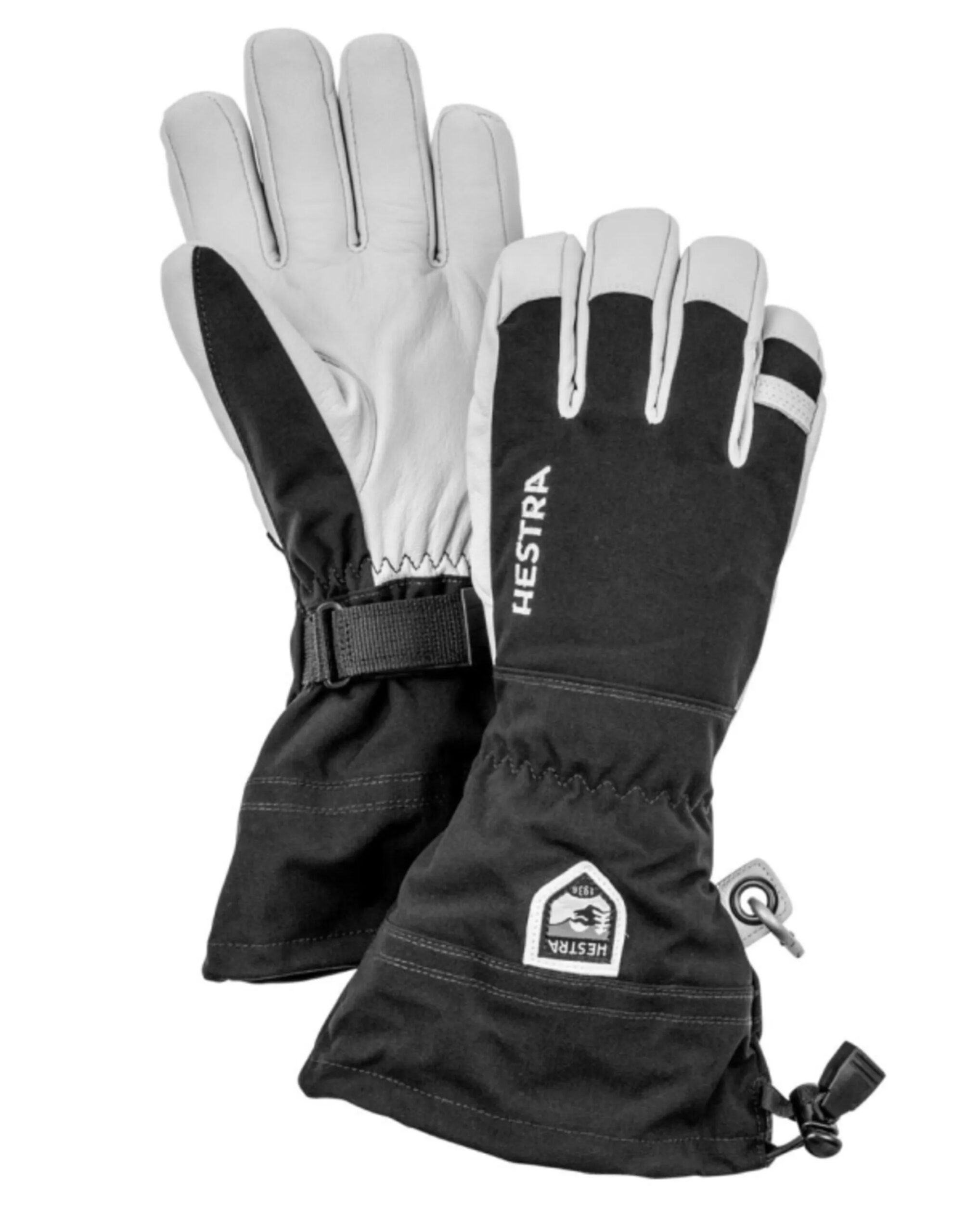 Hestra Army Leather Heli Ski – 5 finger handschoen (Maat – 11, Kleur – Black)