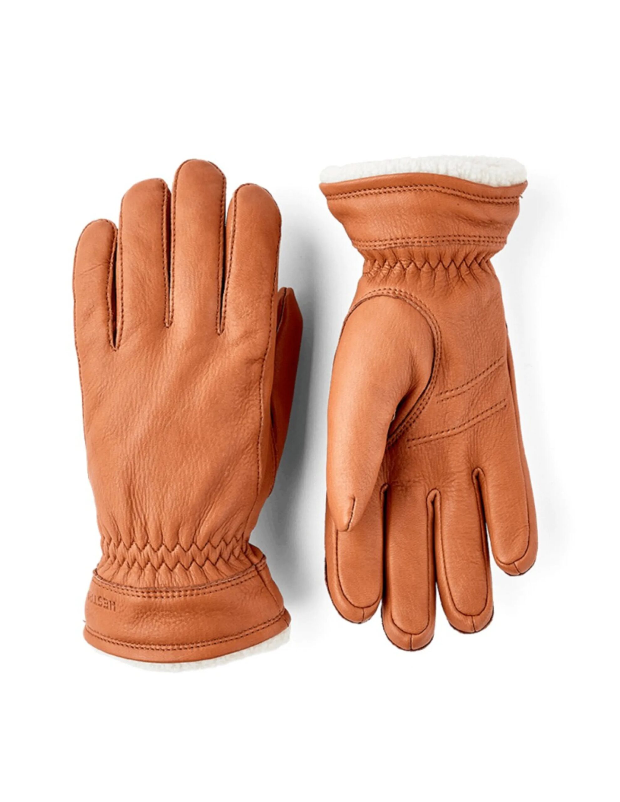 Hestra Buvika Hertenleren Handschoenen (Maat – 8, Kleur – Cork)