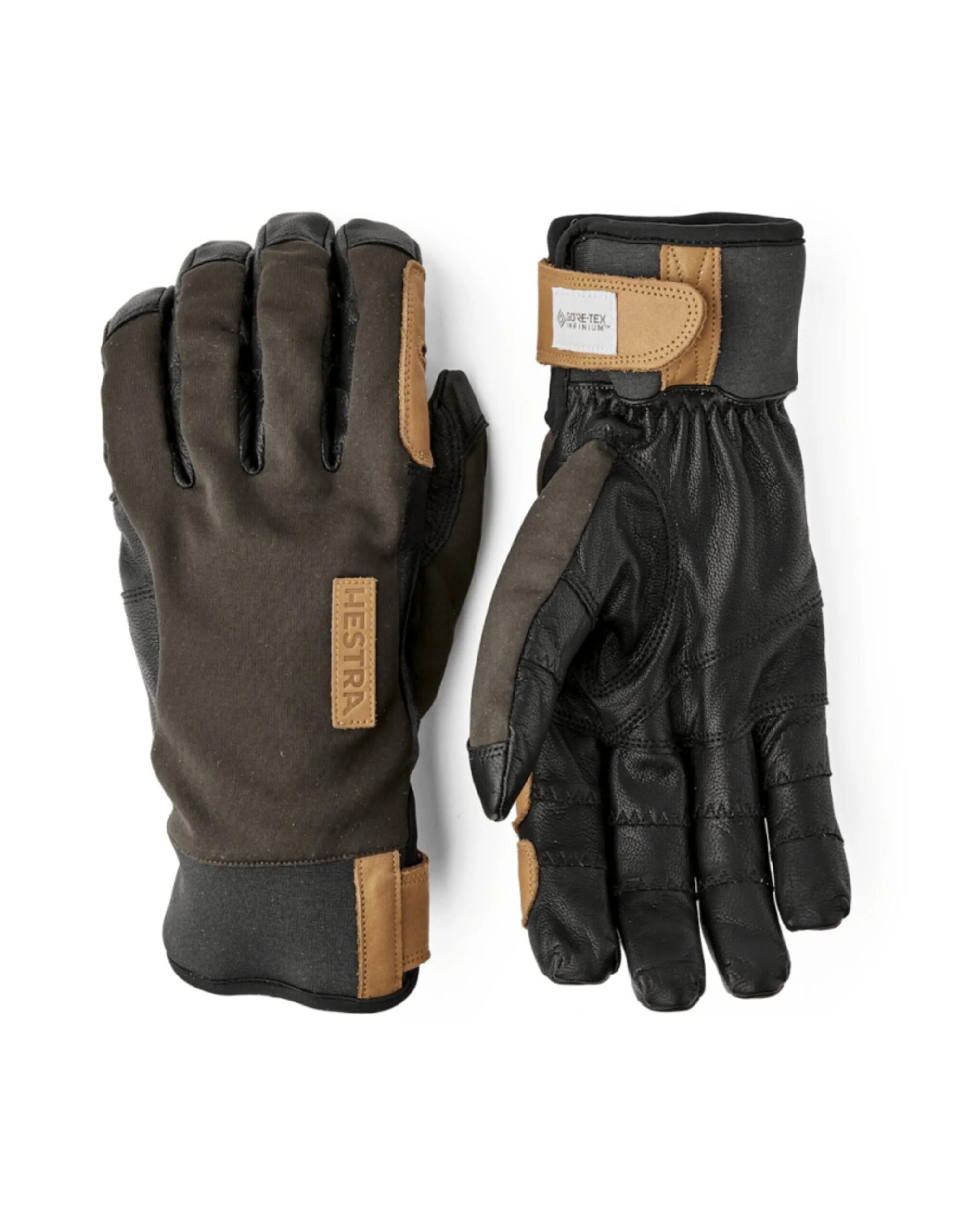 Hestra Ergo Grip Active Wool Terry – 5 finger (Maat – 8, Kleur – Dark forest/Black)