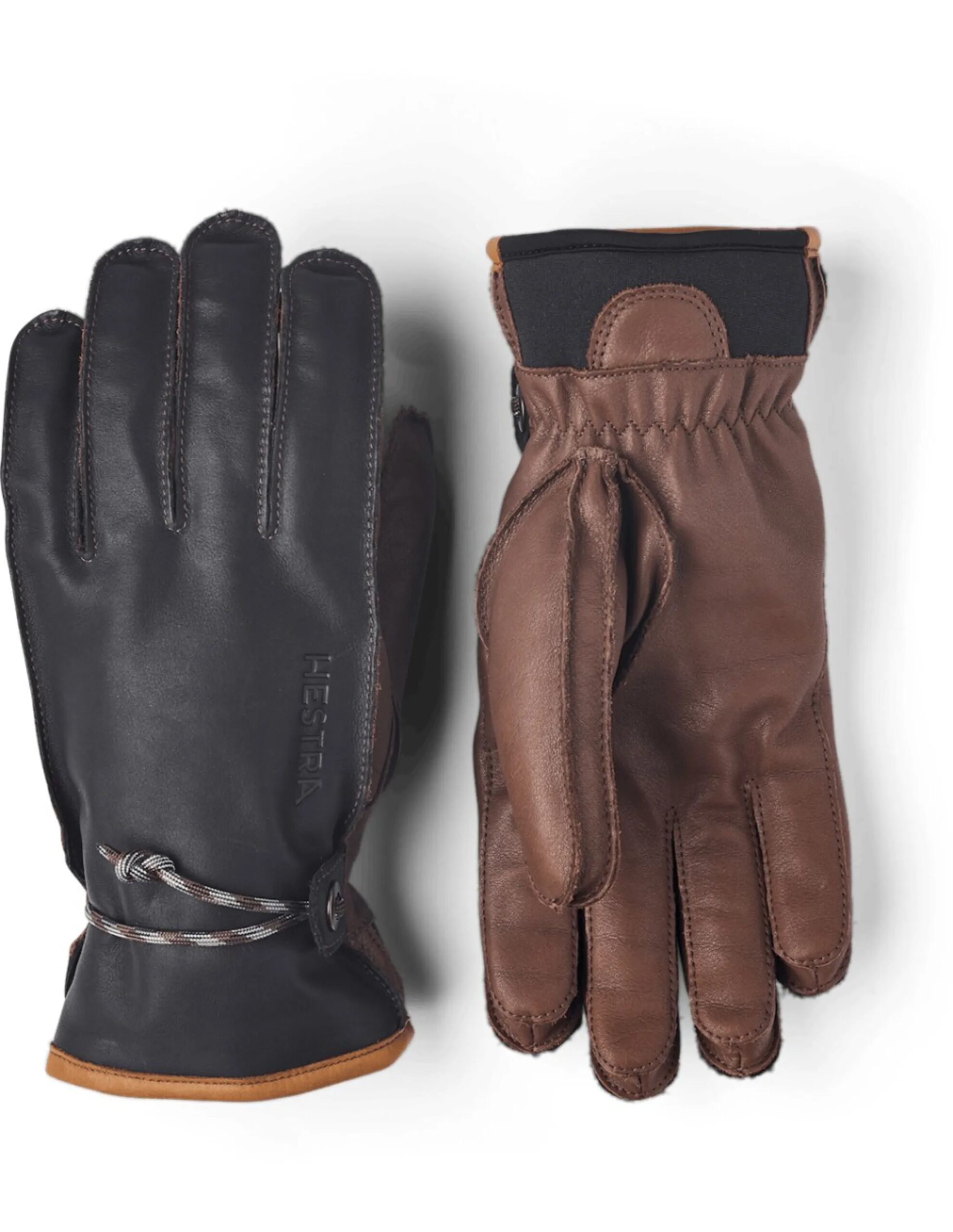 Hestra Wakayama – 5 finger (Maat – 10, Kleur – Navy/Brown)