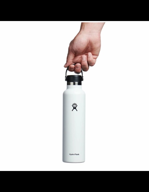 Hydro Flask 24 OZ Standard Mouth Flex Cap (Maat - 0,7 L, Kleur - White)
