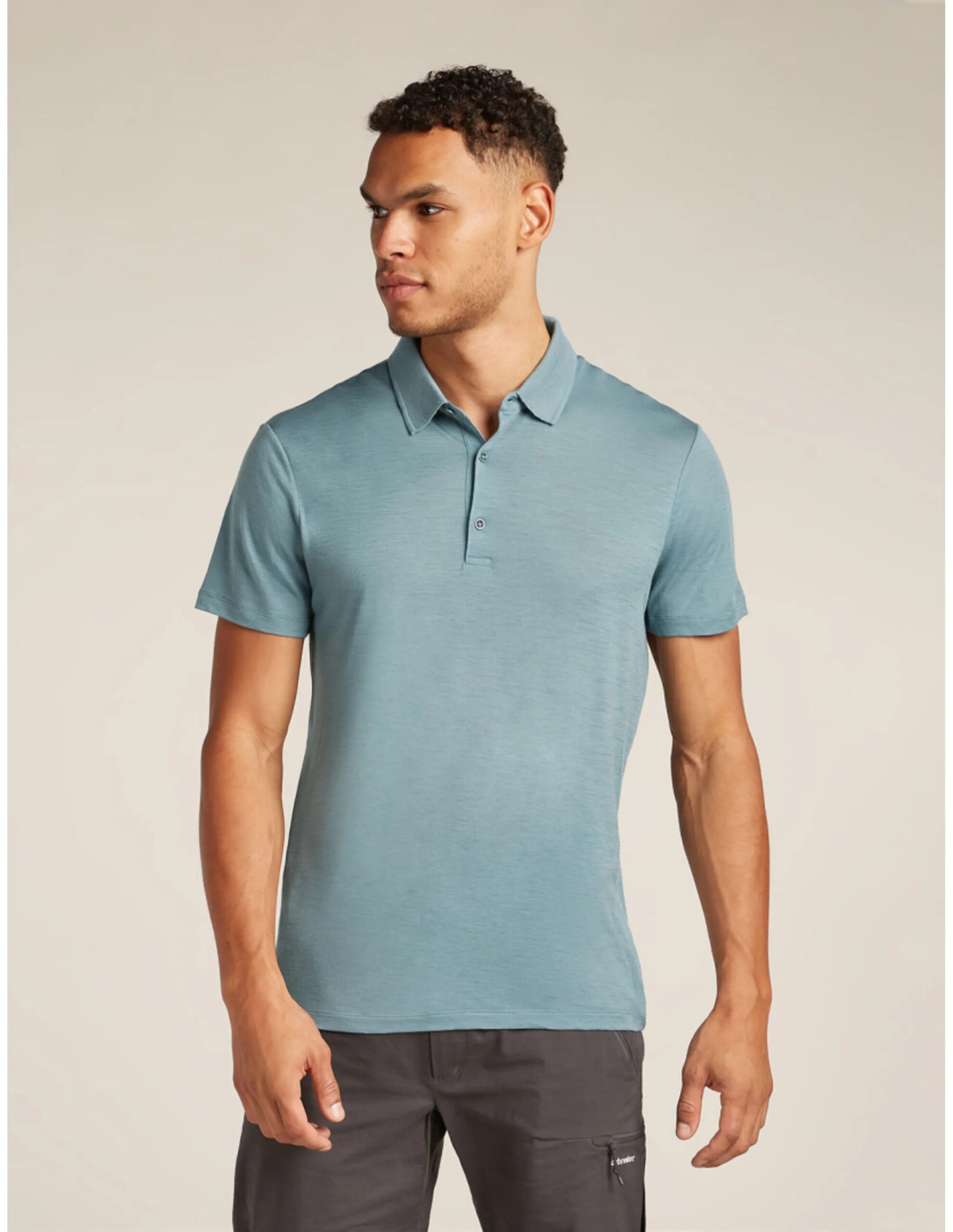 Icebreaker 150 Tech Lite III Poloshirt Heren (Maat – S, Kleur – Blue Ash)