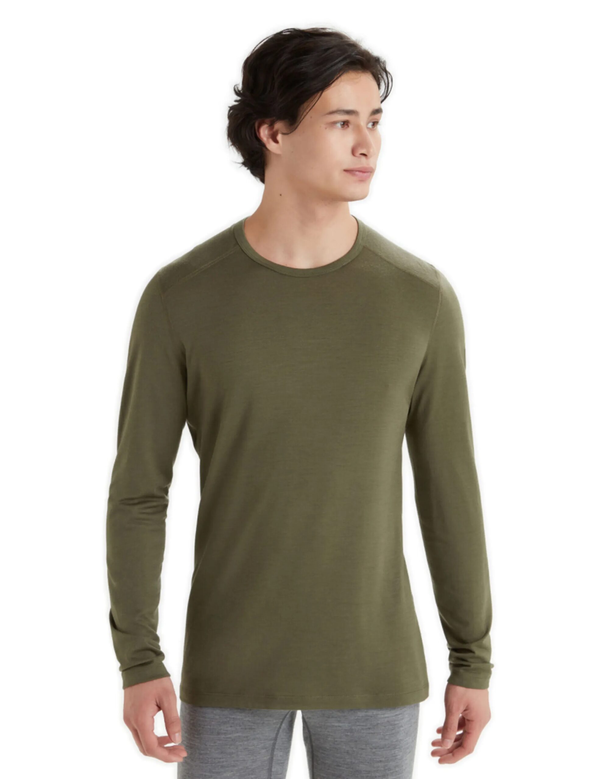Icebreaker 200 Oasis Thermal Crewe Top Men´s (Maat – XXL, Kleur – Loden)