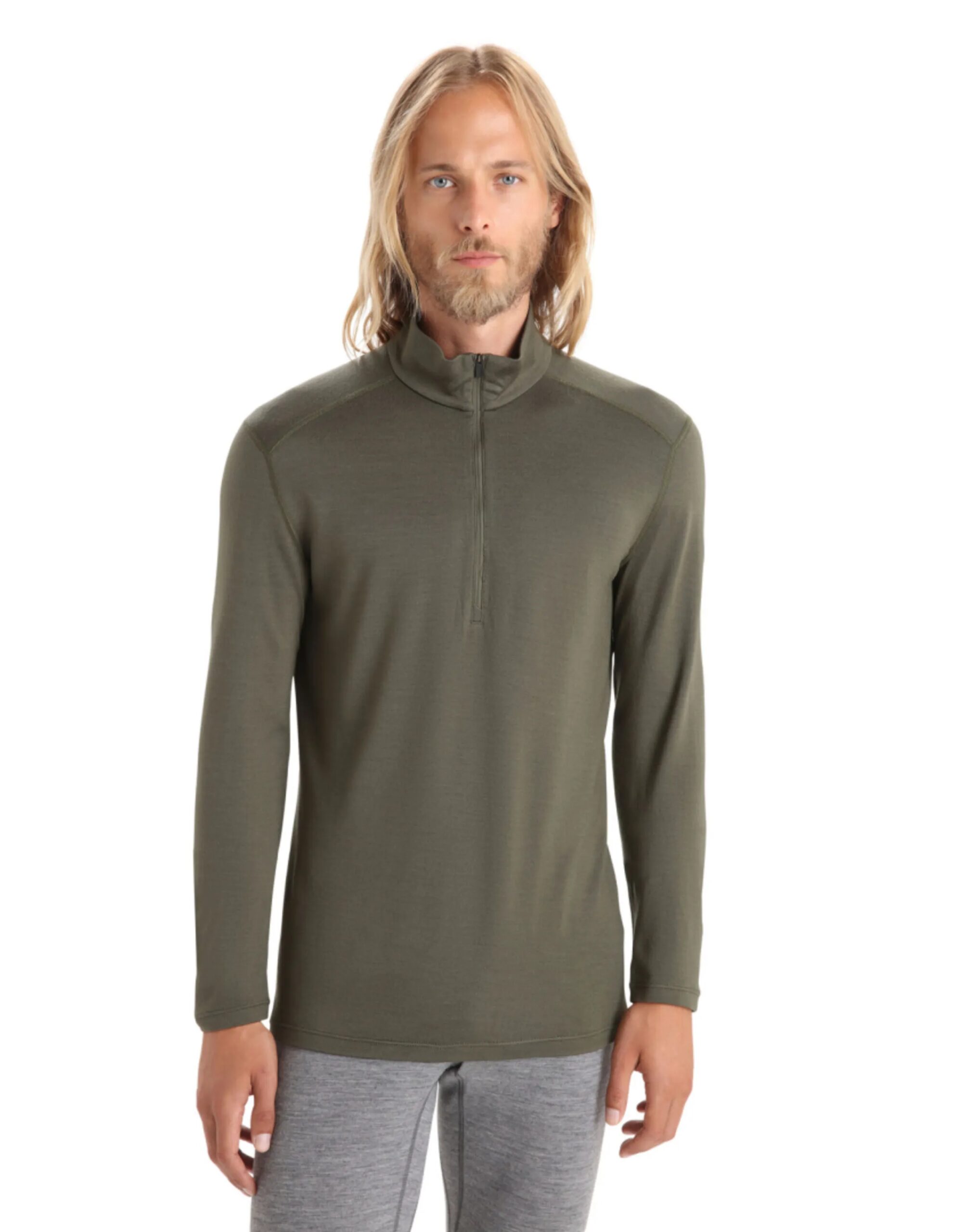 Icebreaker 260 Tech LS Half Zip Men´s (Maat – XL, Kleur – Loden)