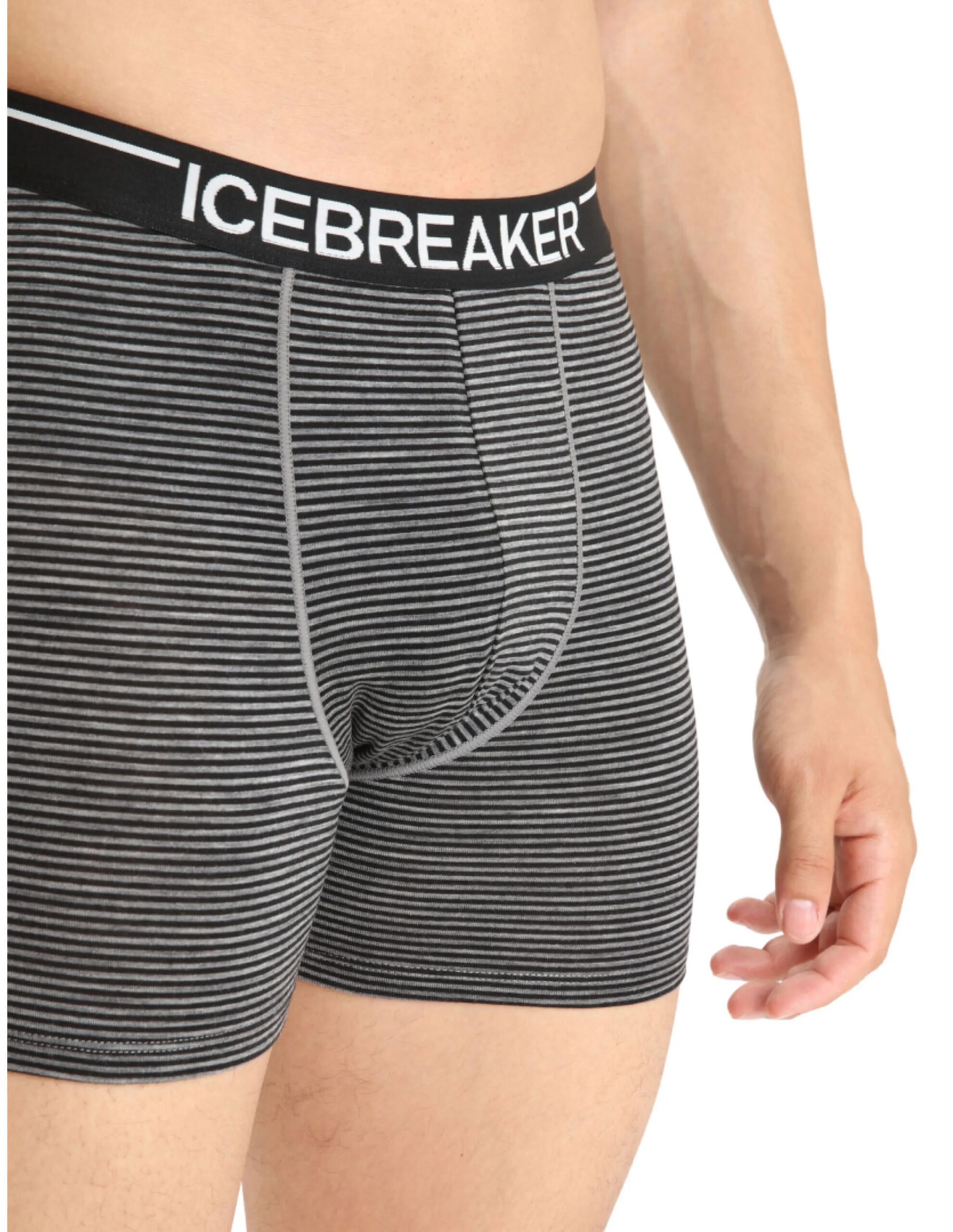 Icebreaker Anatomica Boxershort Heren (Maat – S, Kleur – Gritstone HTHR)