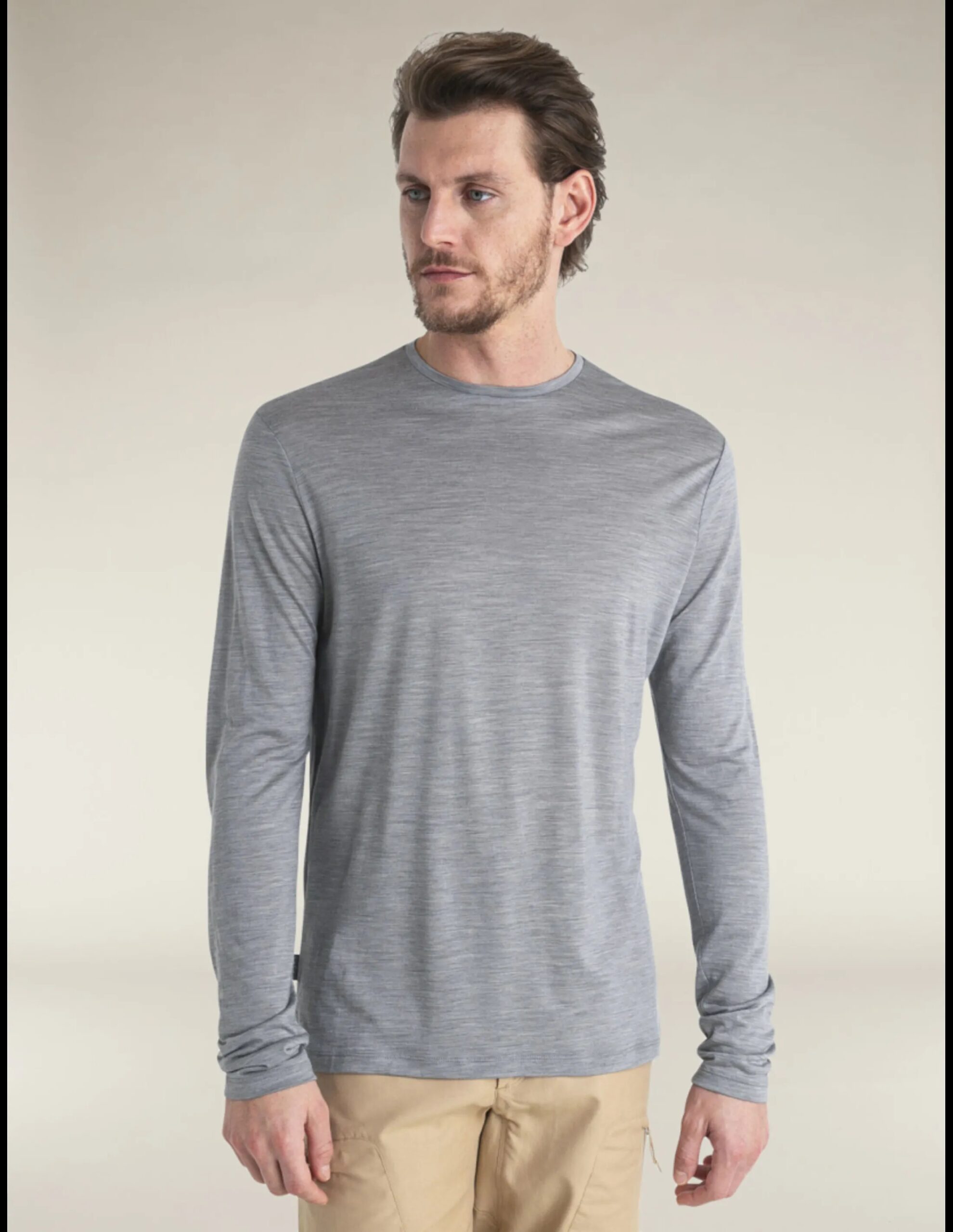 Icebreaker Cool-Lite™ 125 Sphere Shirt Heren (Maat – S, Kleur – Metro Heather)