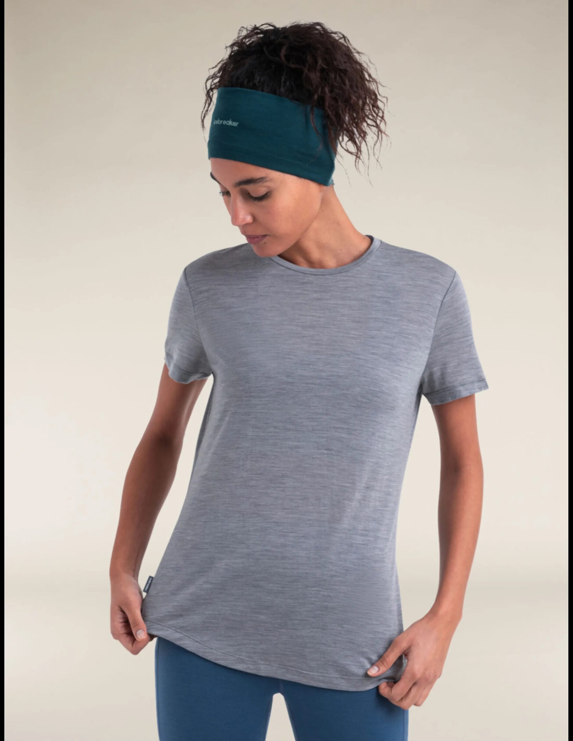 Icebreaker Cool-Lite™125 Sphere T-Shirt Dames (Maat – M, Kleur – Metro Heather)