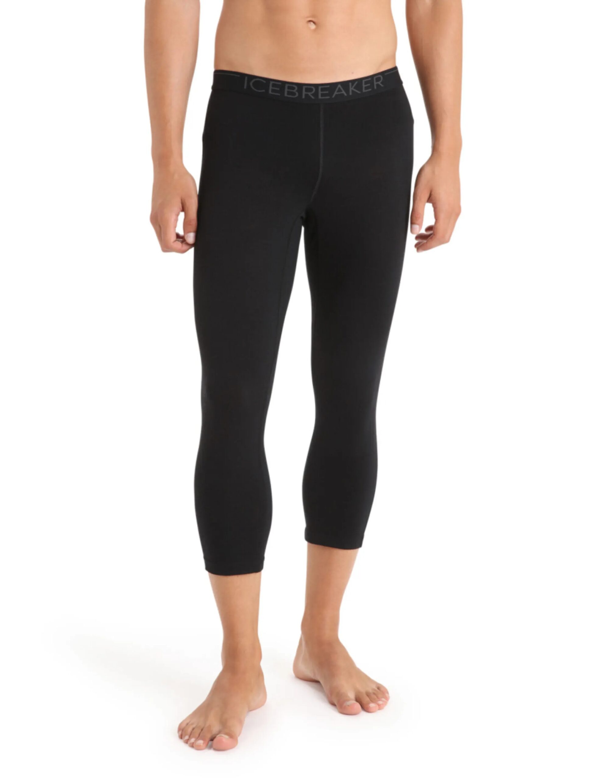 Icebreaker Men’s 200 Oasis Legless (Maat – S, Kleur – Black)