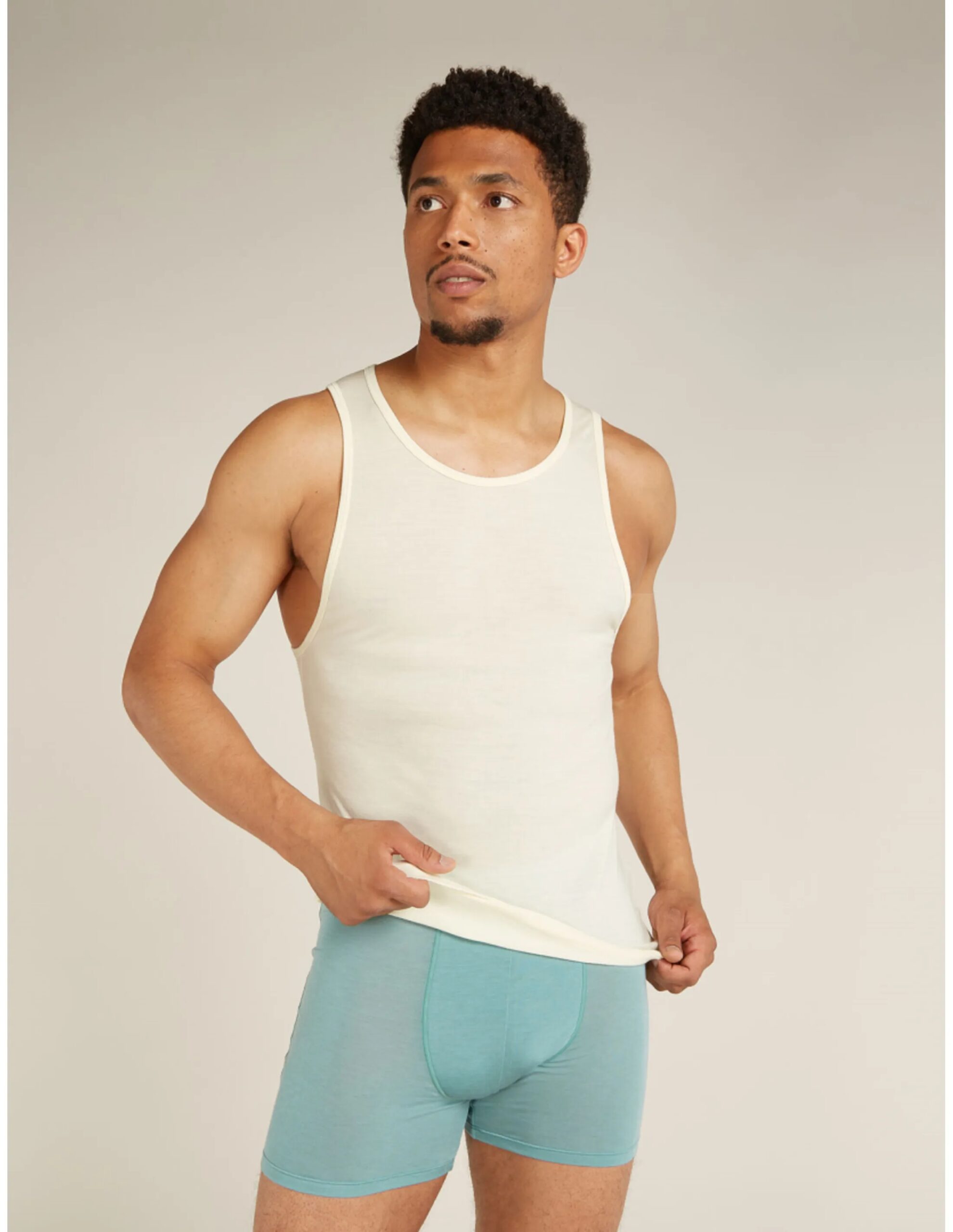 Icebreaker Men’s Anatomica Tank (Maat – XL, Kleur – Undyed)