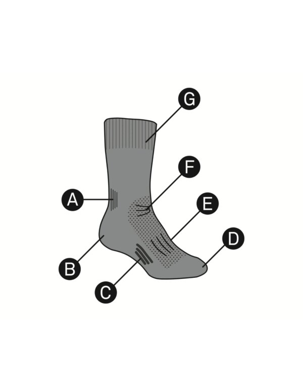 Icebreaker Men's Mountaineer Mid Calf Socks (Maat - XL, Kleur - Jet Heather/Espresso)