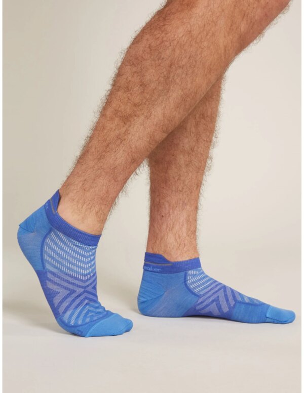 Icebreaker Merino Blend Run+ Ultralight Micro Socks (Maat - S, Kleur - Baja/Brilliant)