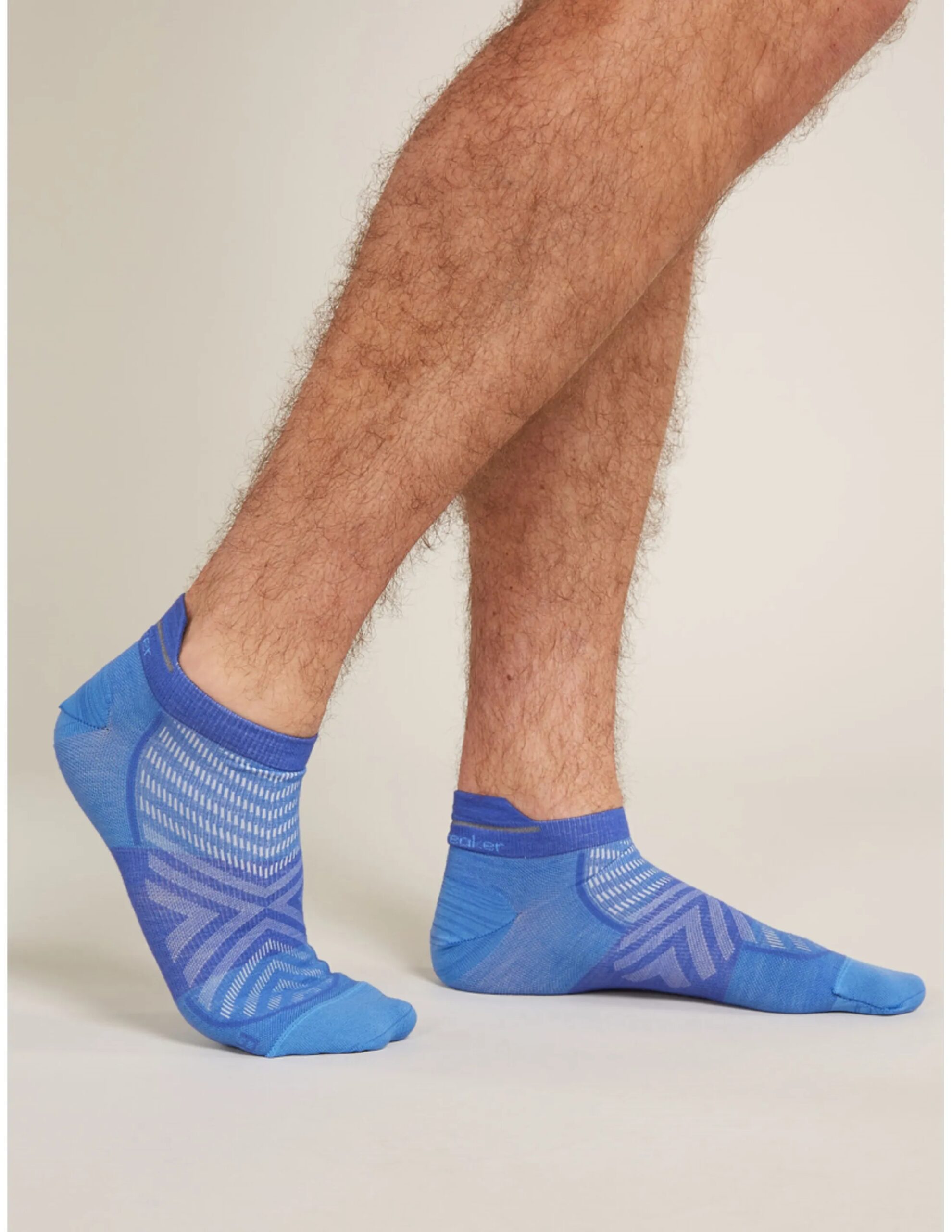 Icebreaker Merino Blend Run+ Ultralight Micro Socks (Maat – L, Kleur – Baja/Brilliant)