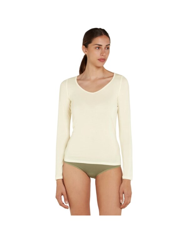 Icebreaker Siren Sweetheart Top (Maat - M, Kleur - Undyed)