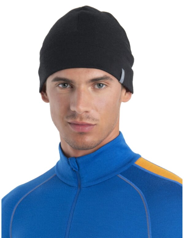 Icebreaker U Merino 260 Ridge Beanie (Maat - OS, Kleur - Black)