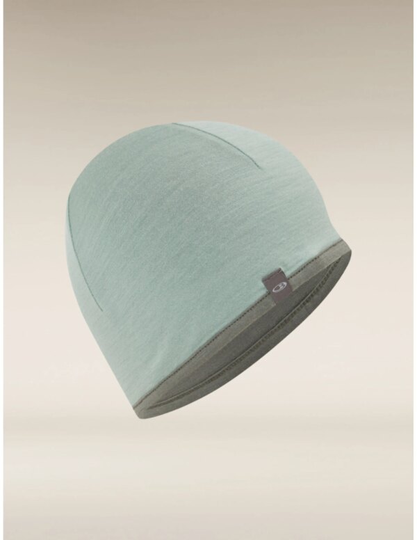Icebreaker U Pocket Reverse Beanie (Maat - OS, Kleur - Moss/Galaxy)