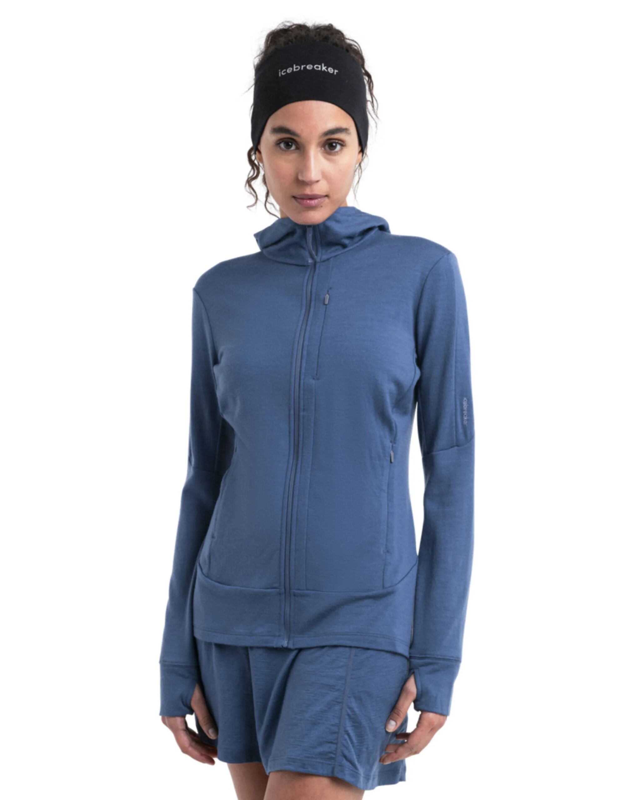 Icebreaker Women’s 260 Quantum IV Zip Hoodie (Maat – XL, Kleur – Dawn)