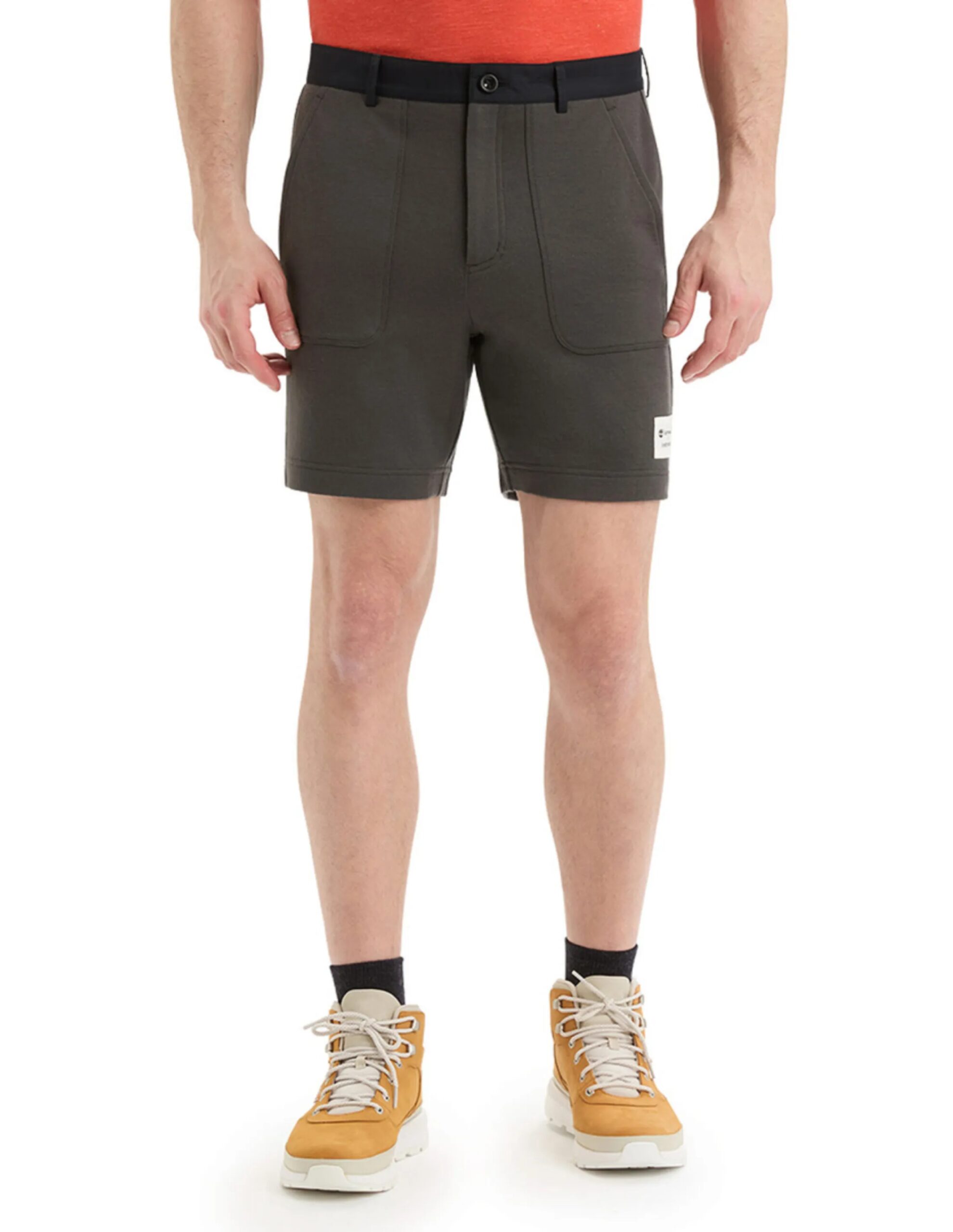 Icebreaker x Timberland Merino Terry Chino Shorts (Maat – XL, Kleur – Onyx/Black)