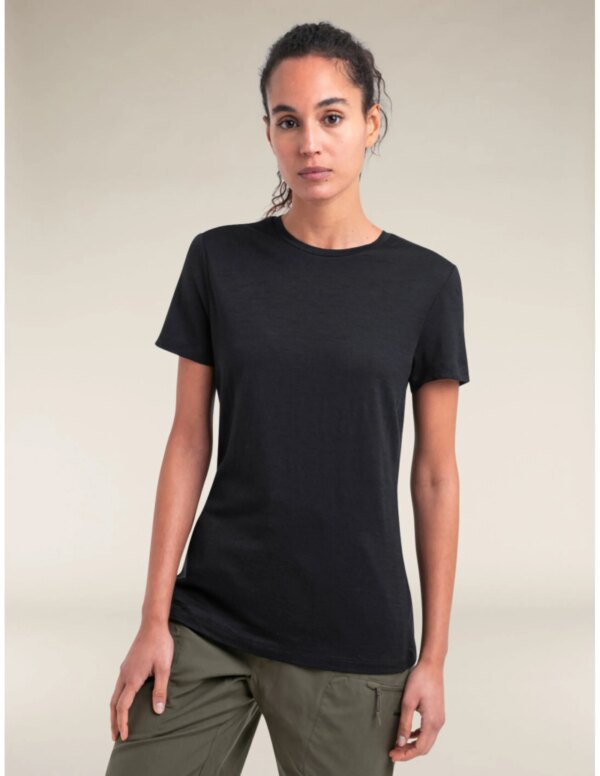 Icebreaker150 Tech Lite III T-Shirt Dames (Maat - L, Kleur - Black)