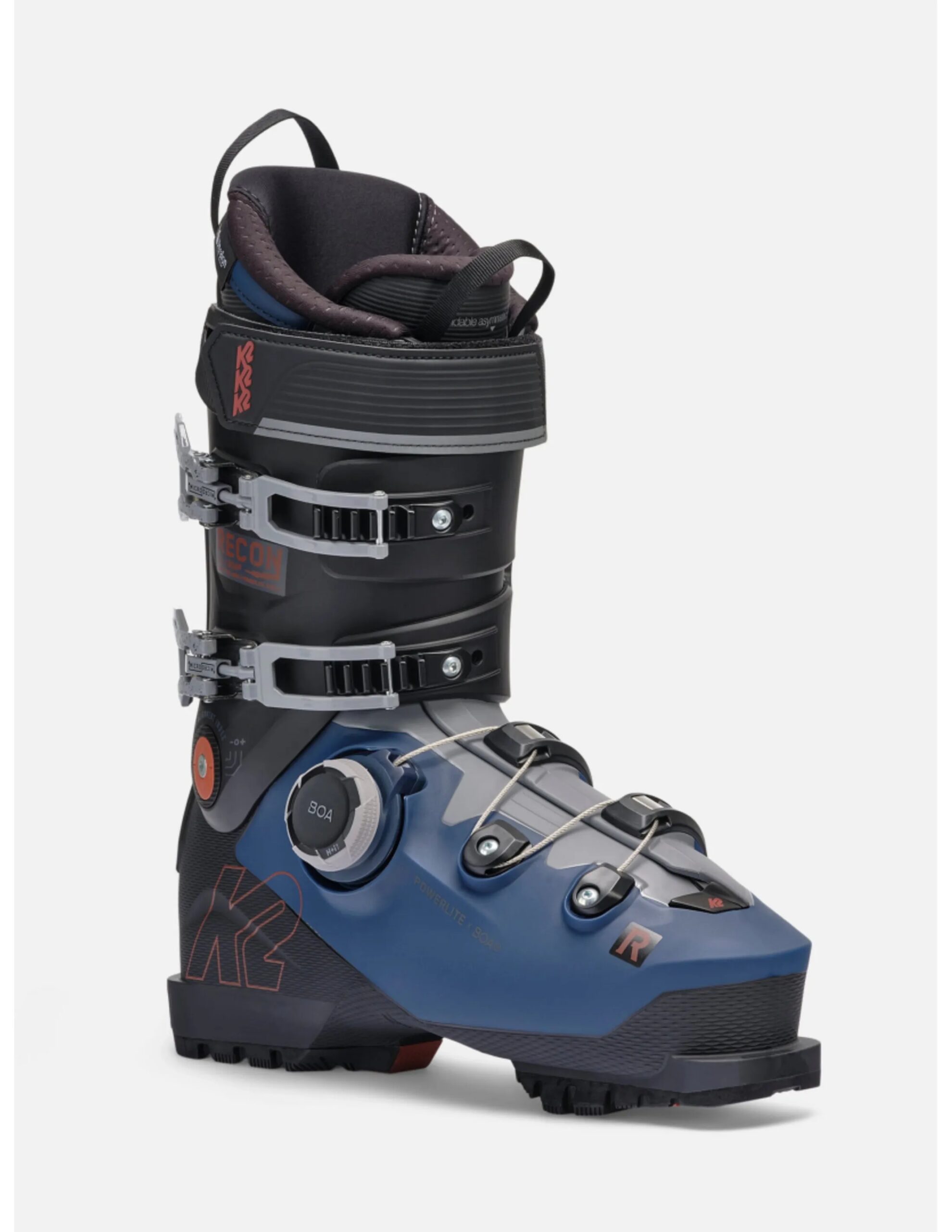 K2 RECON 110 BOA Ski Schoen (Maat – 275, Kleur – Black/Blue)